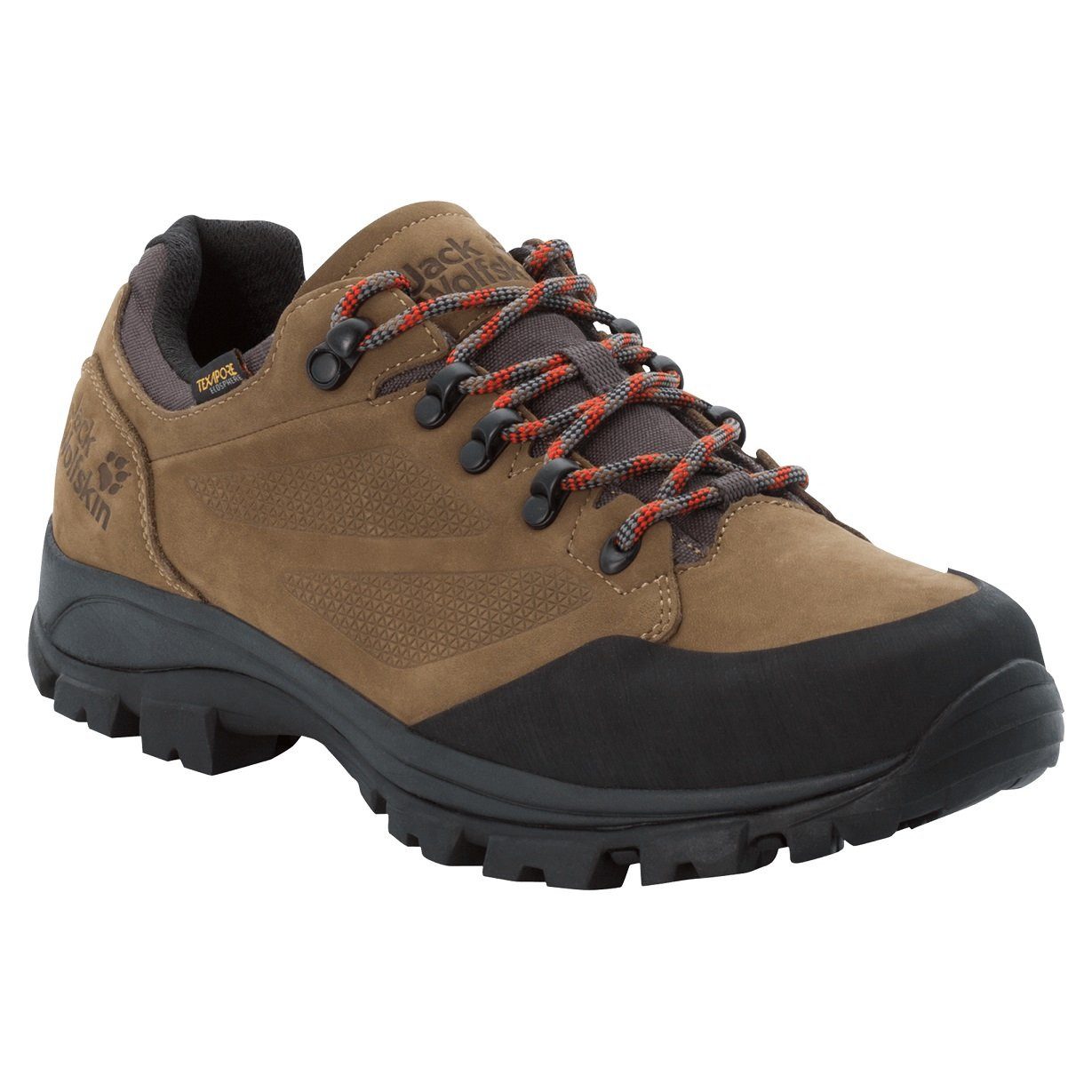 Jack Wolfskin Rebellion Texapore Low (Trekking, Nubukleder, wasserdicht) Wanderschuh