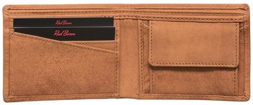 Red Baron Geldbörse RB-WT-001-02, 1-fach klappbar, Kreditkartenfächer, Münzfach mit Druckknopf