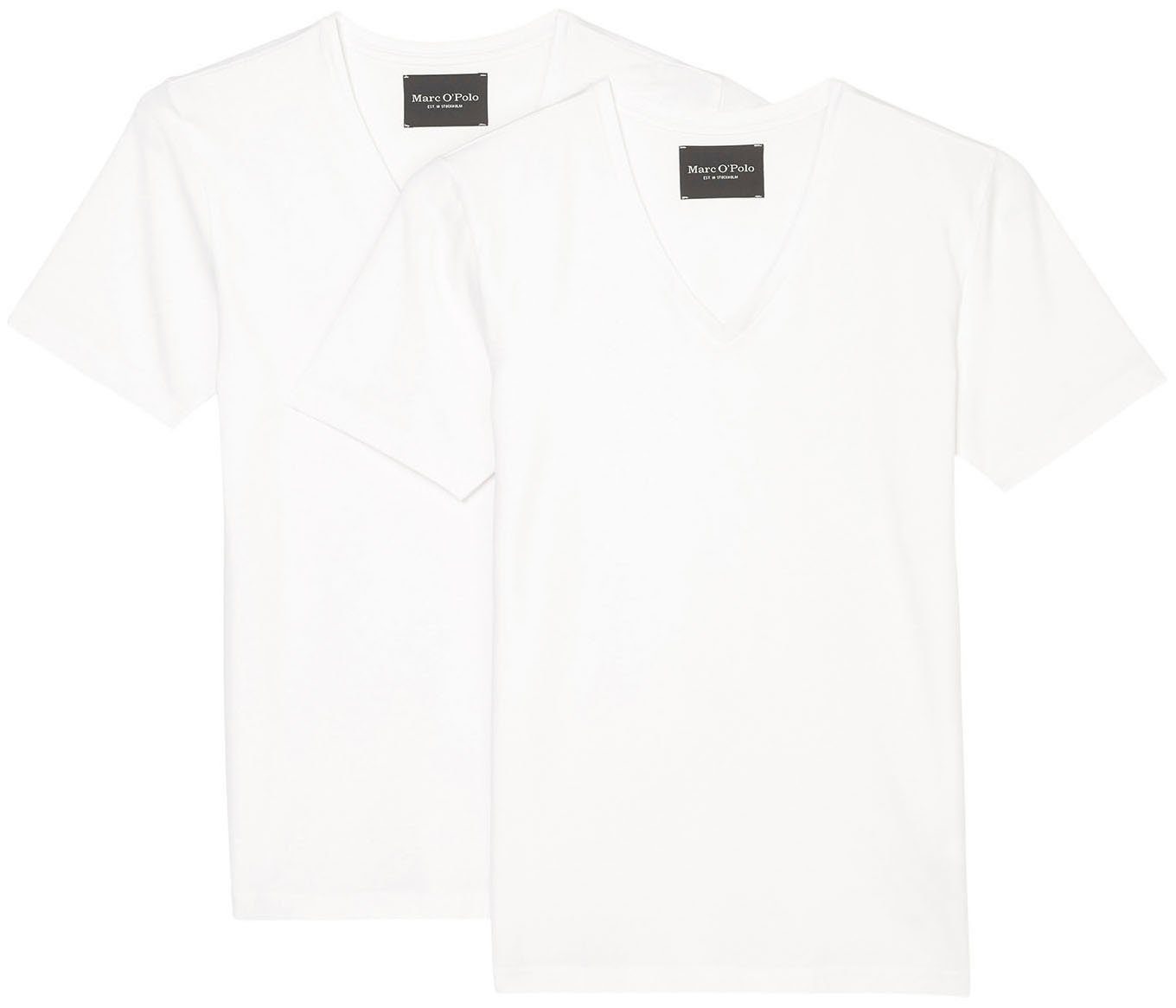 Marc O'Polo V-Shirt weiß