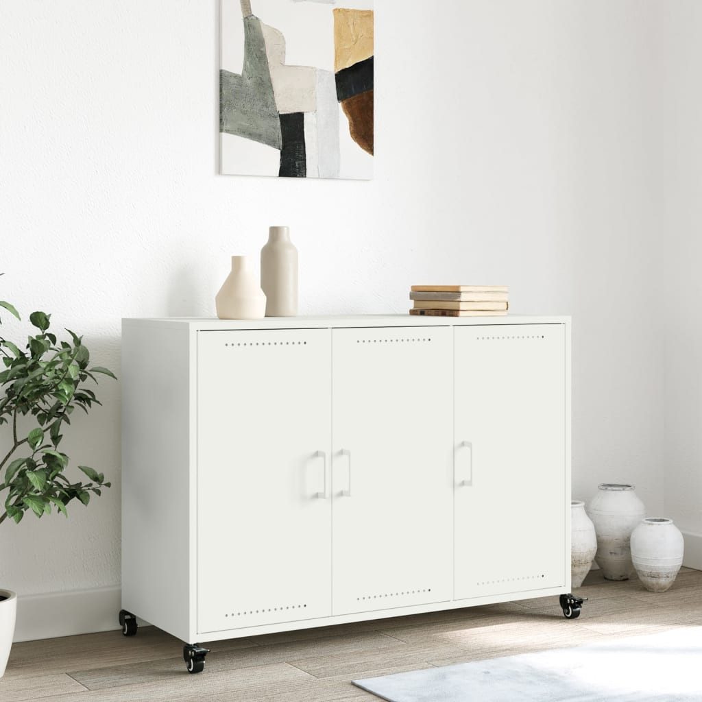 vidaXL Sideboard Sideboard Weiß 100,5x39x72 cm günstig online kaufen