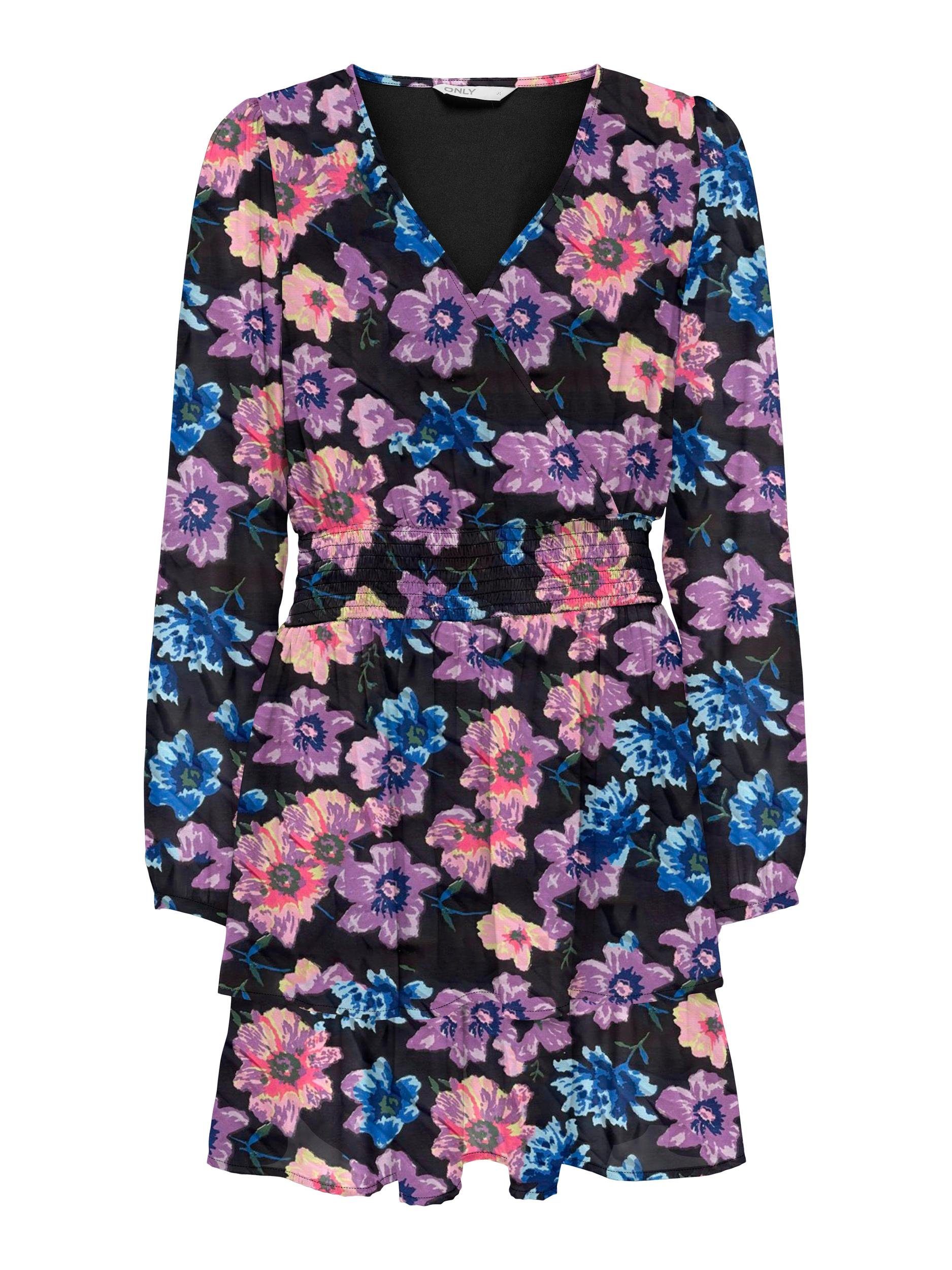 Druckkleid ONLSTAR LIFE L/S LOU LAYERED DRESS