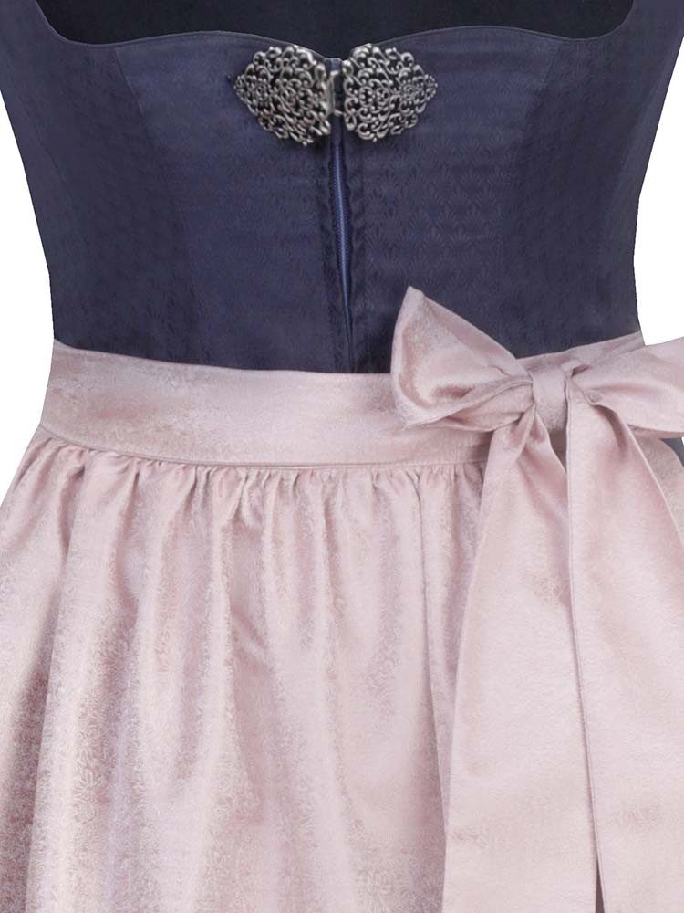 MarJo Dirndl Dirndl Codi 65cm Länge nachtblau mauve