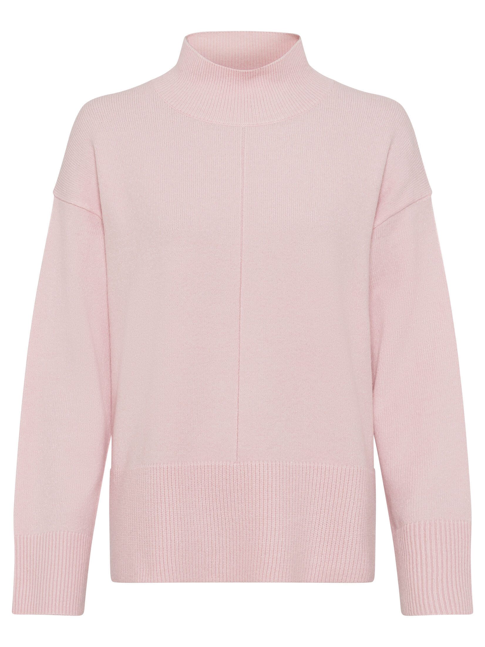 Olsen Stehkragenpullover mit seitlichen Schlitzen am günstig online kaufen