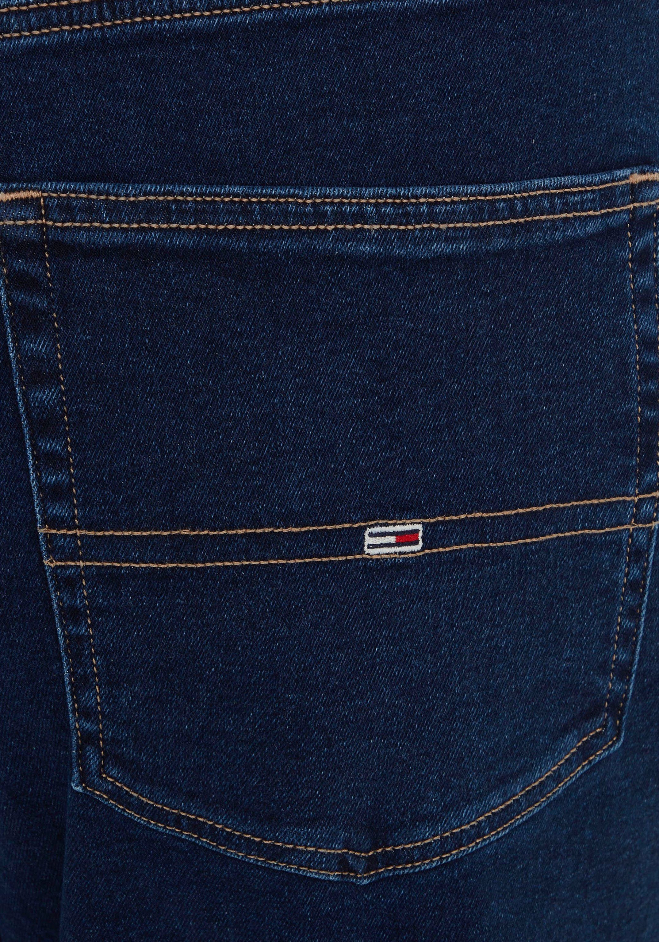 Tommy Jeans Plus Slim-fit-Jeans PLUS dark SCANTON Tommy mit CE Jeans Nieten blue