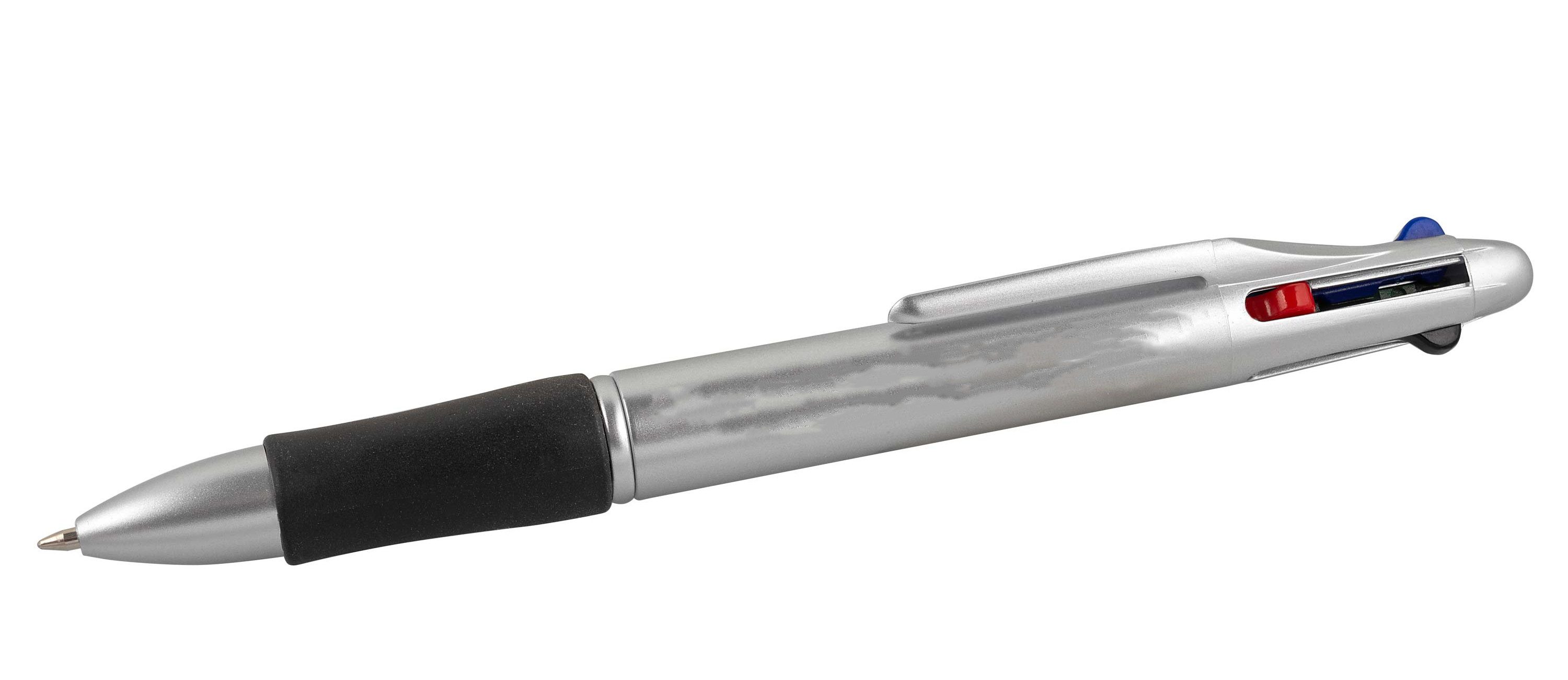 Best Offer Kugelschreiber 4-Farbkugelschreiber / mit 4 Schreibfarben schwarz-rot-blau-grün