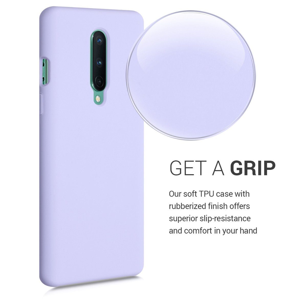 kwmobile Handyhülle Handyhülle für OnePlus 8 (2020) Hülle, Weiches Handy Silikon Case - Schutzhülle Cover