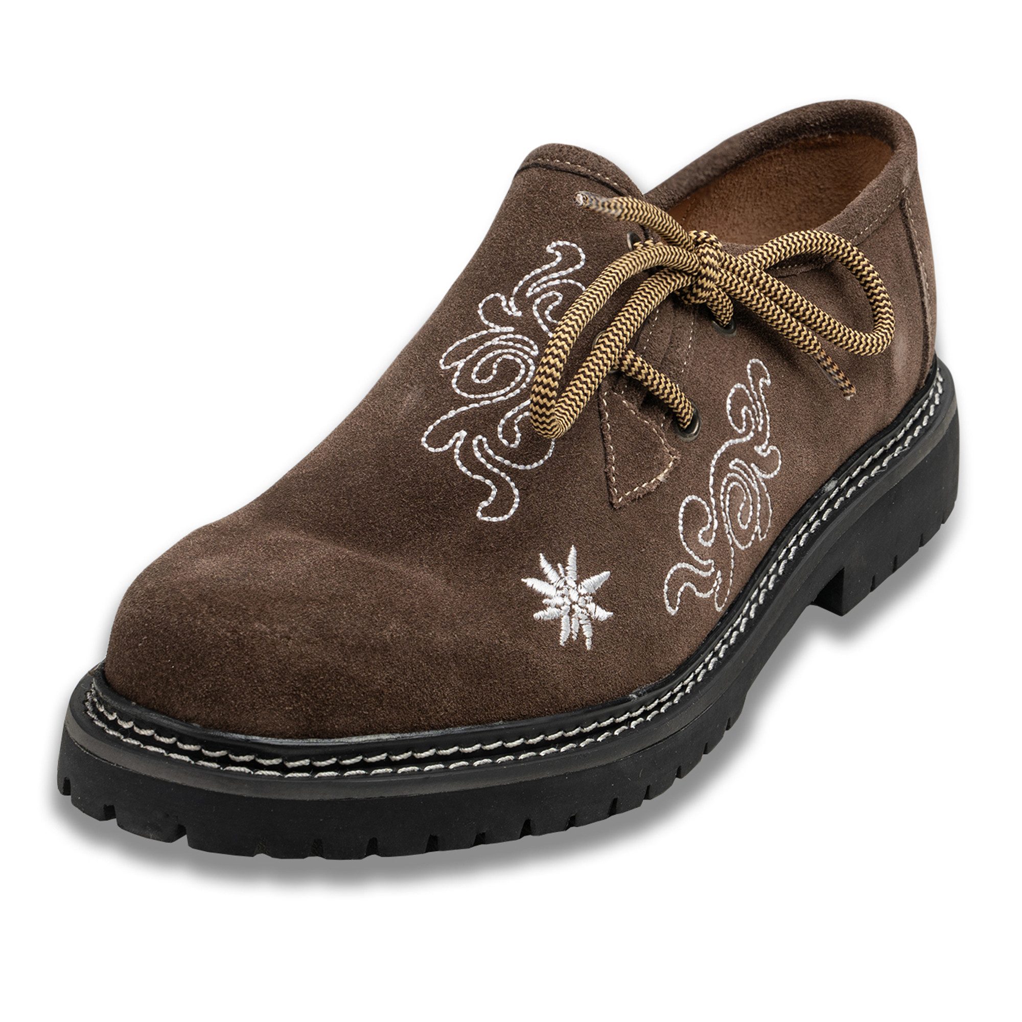 German Wear D-Haferl-1 Haferlschuh Damen Haferlschuhe Trachtenschuhe für Trachten lederhosen