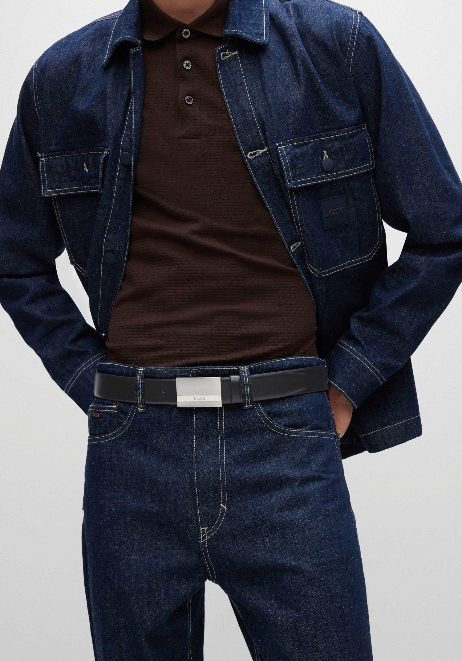 BOSS Koppelgürtel mit Logo-Koppelschliesse günstig online kaufen