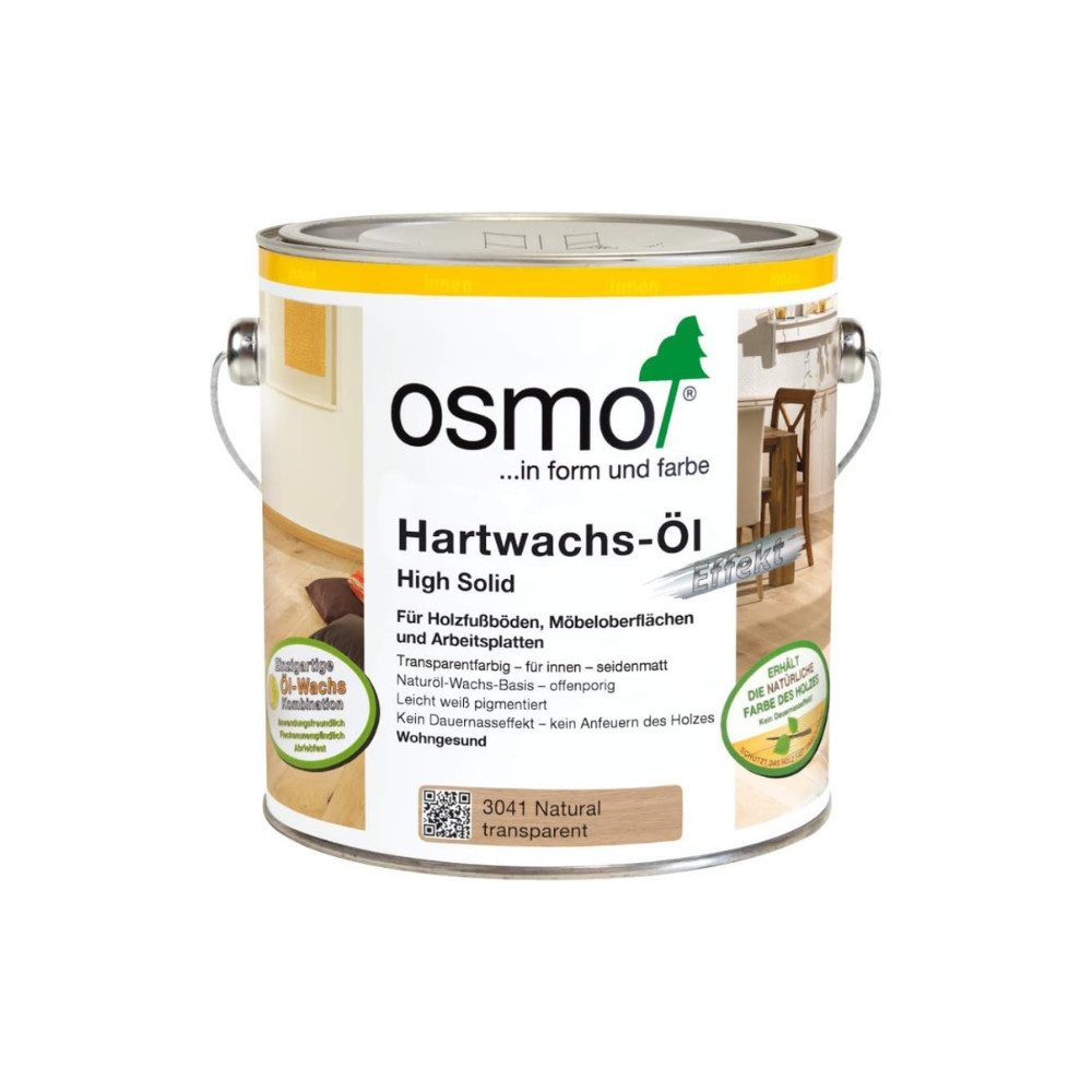osmo Holzöl Osmo Hartwachs-Öl Effekt Natural 2,50 l - 10300073
