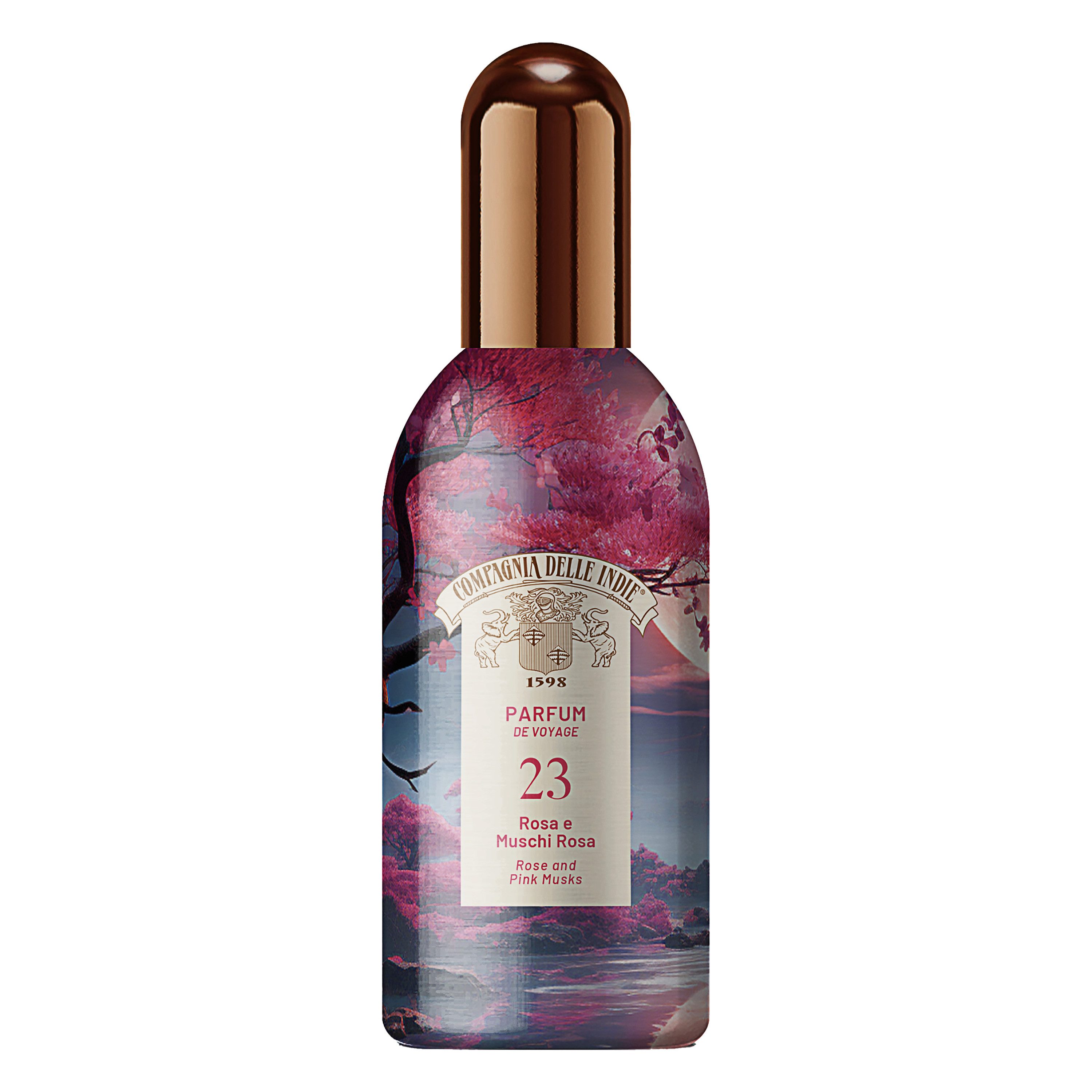 Compagnia delle Indie Eau de Parfum Parfum de Voyage 23 Rose & rosa Moschus, 100 ml – blumig & sinnlich