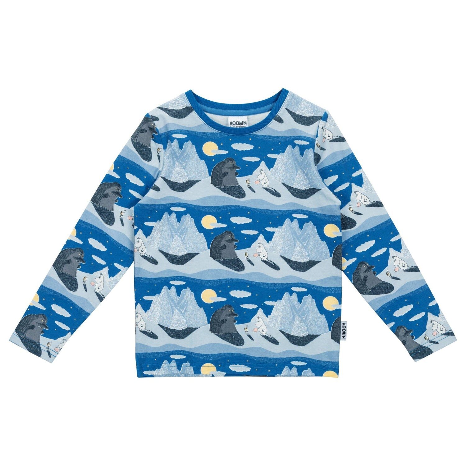 Moomin by Martinex Langarmshirt MOOMIN Night Sky Langarmshirt Blau – © Moomin Characters