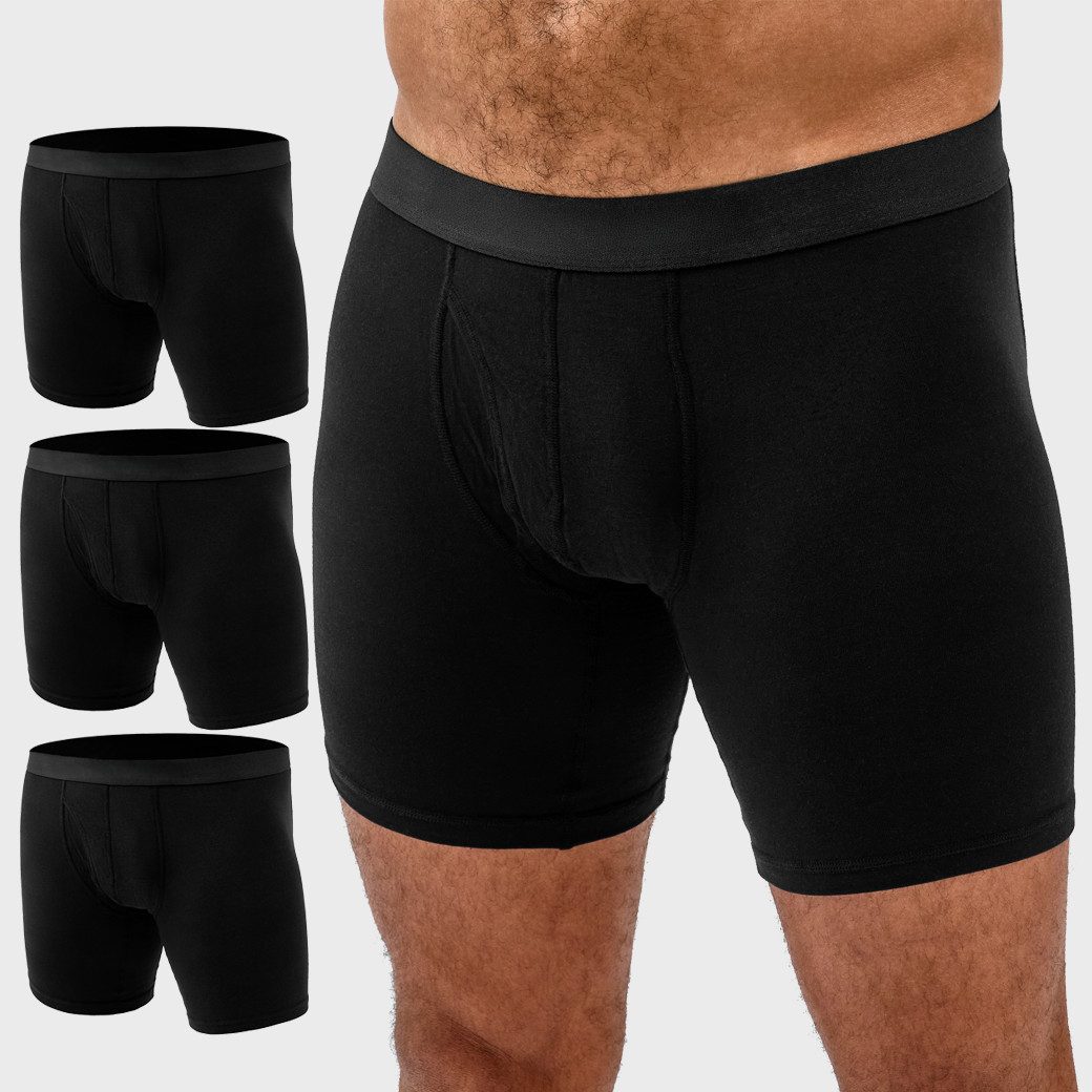 Papas Shorts Boxershorts Herren, Extra Lang (Packung, 3er-Pack) aus weichem günstig online kaufen