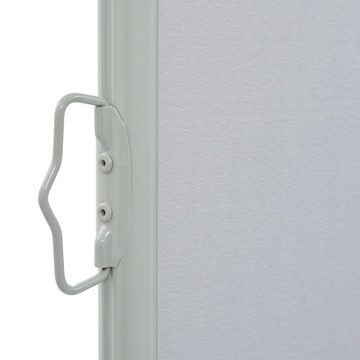 vidaXL Balkonsichtschutz Ausziehbare Seitenmarkise 140x300 cm Grau