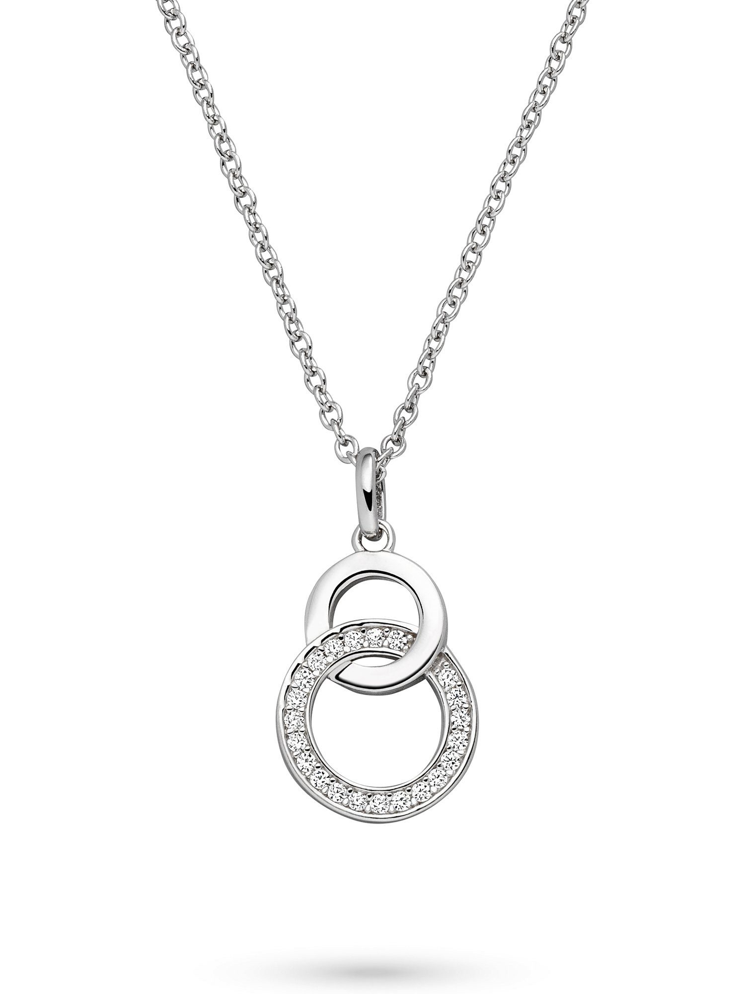 s.Oliver Silberkette S.Oliver Damen-Kette 925er Silber 22 Zirkonia