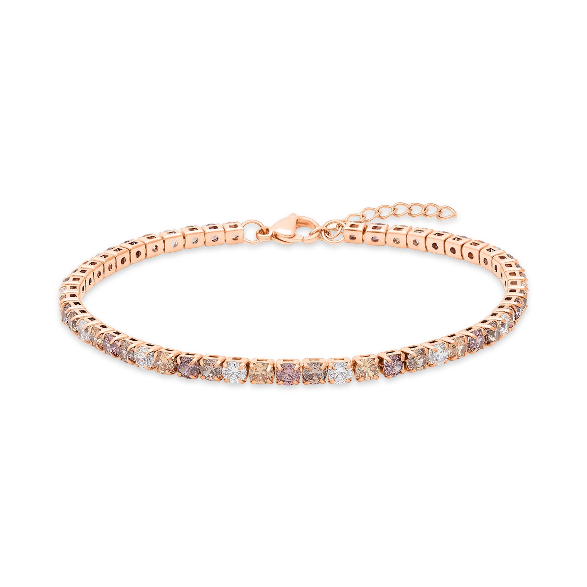 s.Oliver Armband Stone Row, mit Zirkonia (synth)