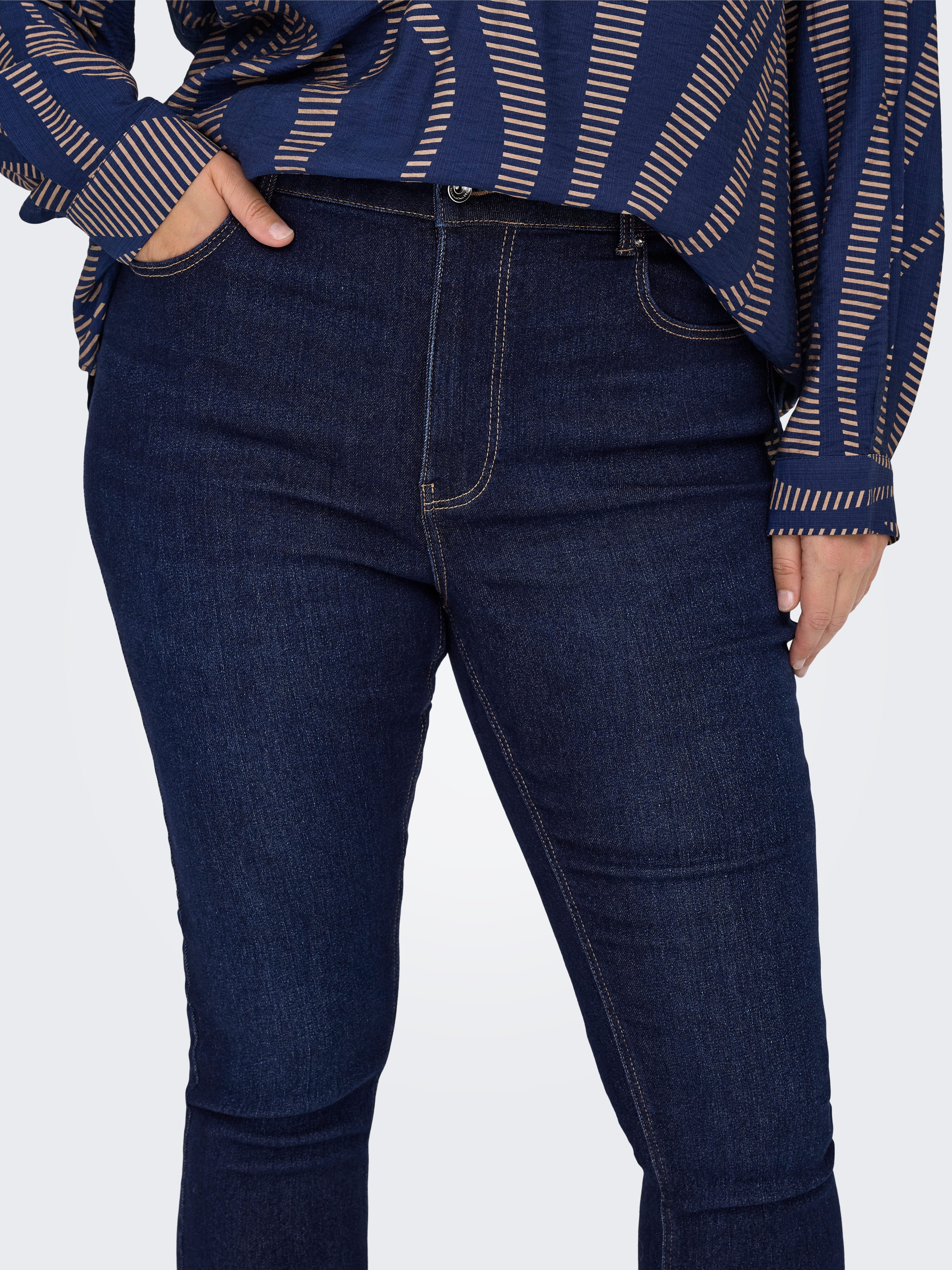 ONLY CARMAKOMA Skinny-fit-Jeans CARCRUZ EX HW SKINNY DNM PIMBOX BF günstig online kaufen