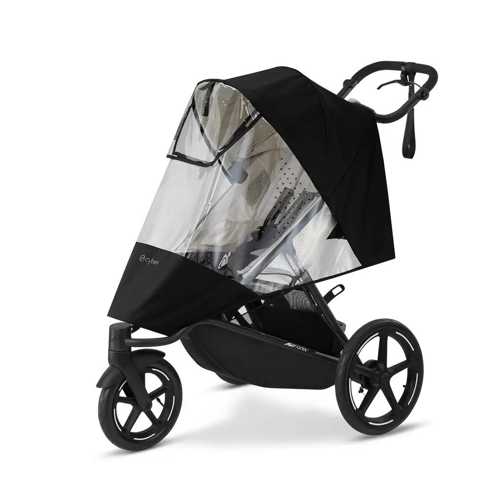 Columbus Kinderwagenkette AVI SPIN Regenverdeck Transparent, transparent
