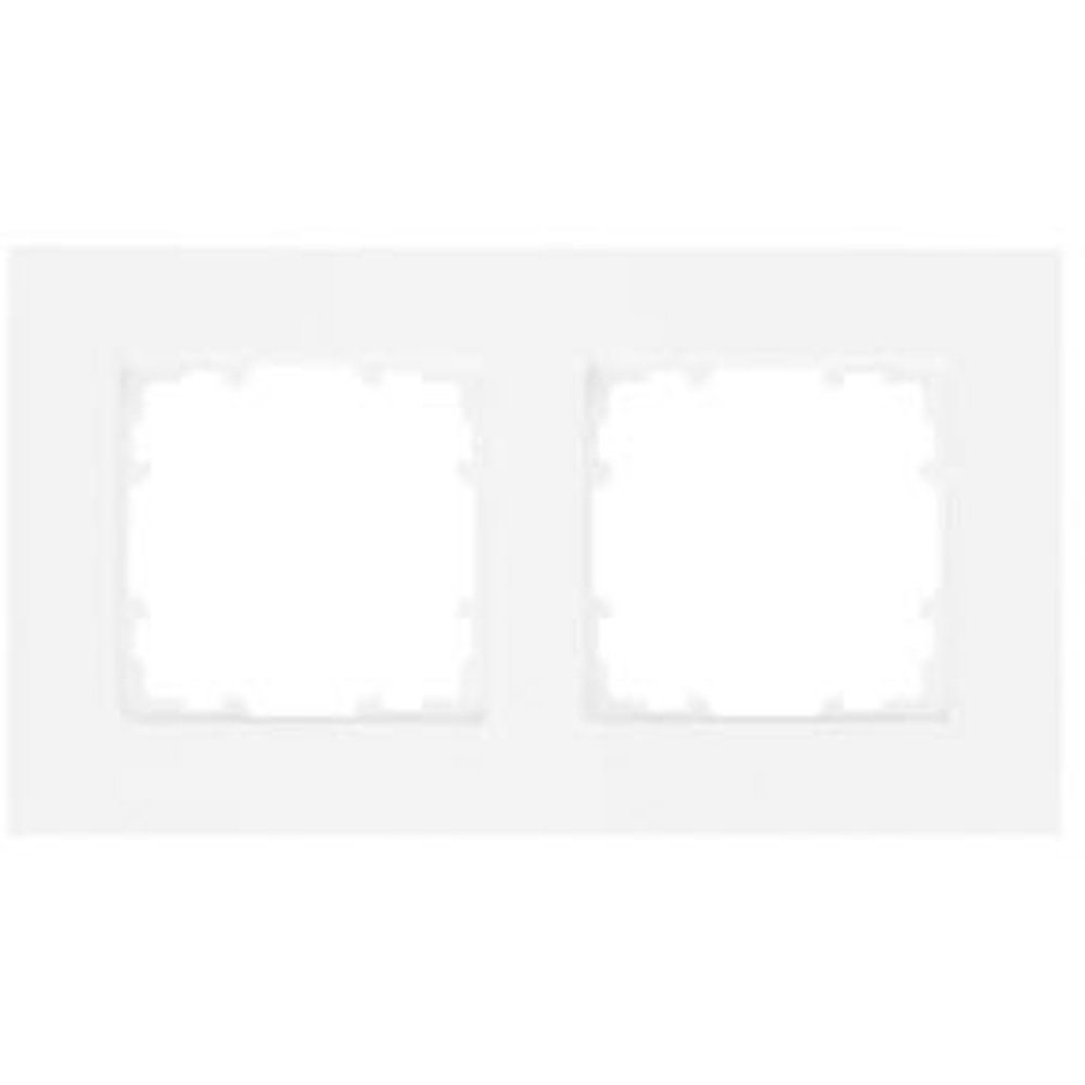 SIEMENS Steckdose Siemens Schalterprogramm 2fach Rahmen Delta Weiß 5TG11120 1 St.