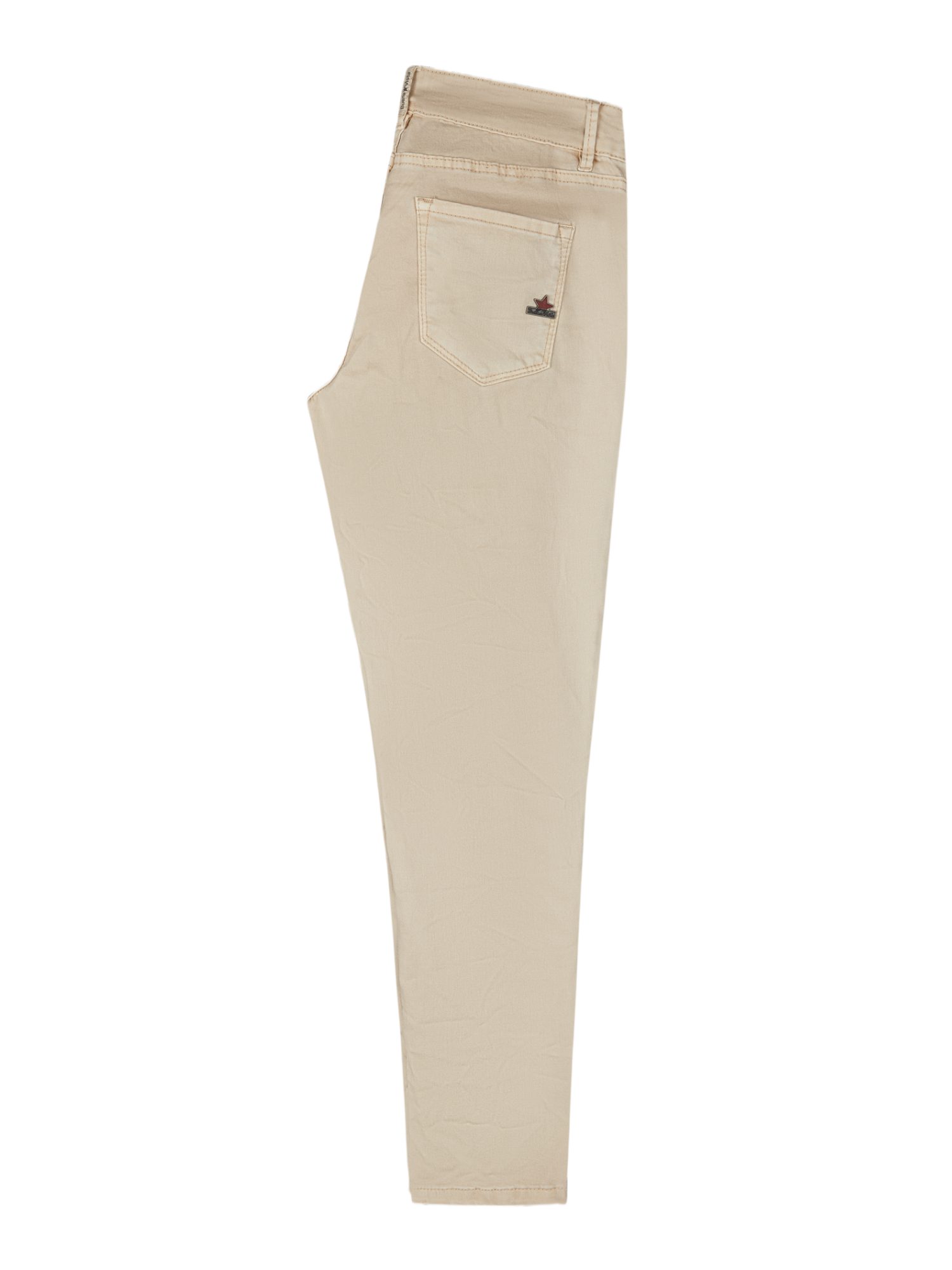 Buena Vista Stoffhose natur,Casual,Baumwolle,Unifarben,Slim Fit,Mittel