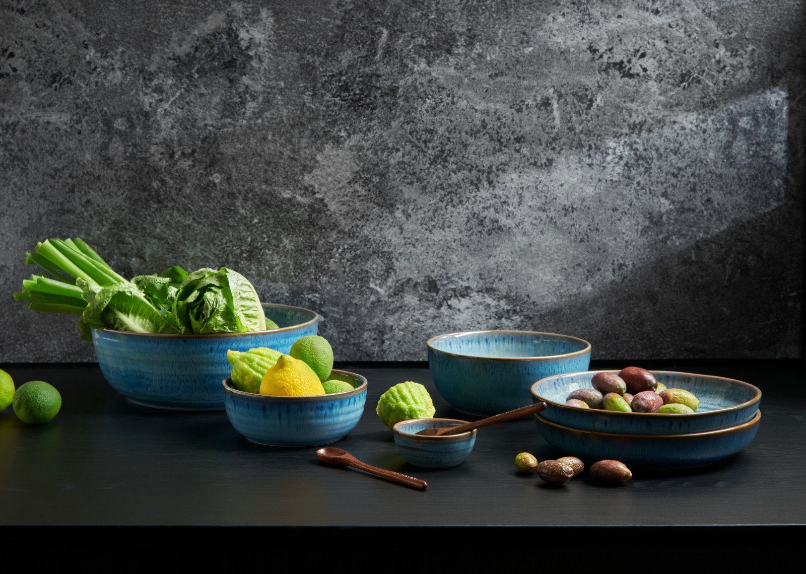 ASA SELECTION Schale poké Salad Bowl tamari 25cm, Steinzeug, (Bowls), Geschirr