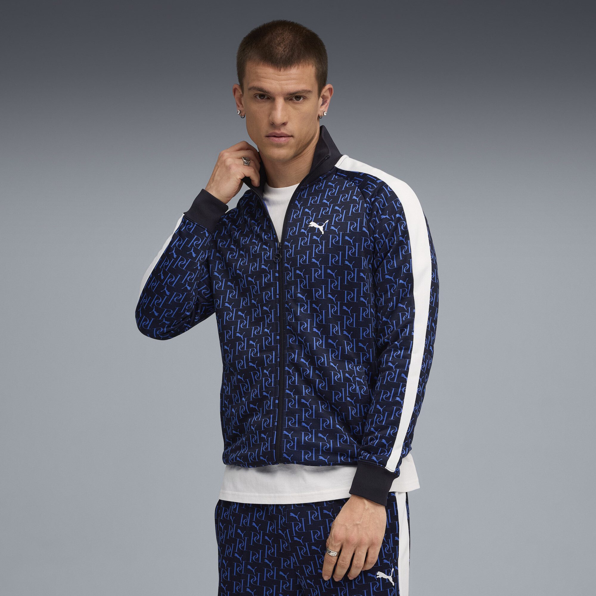 PUMA Trainingsjacke T7 Allover-Print Trainingsjacke Herren günstig online kaufen
