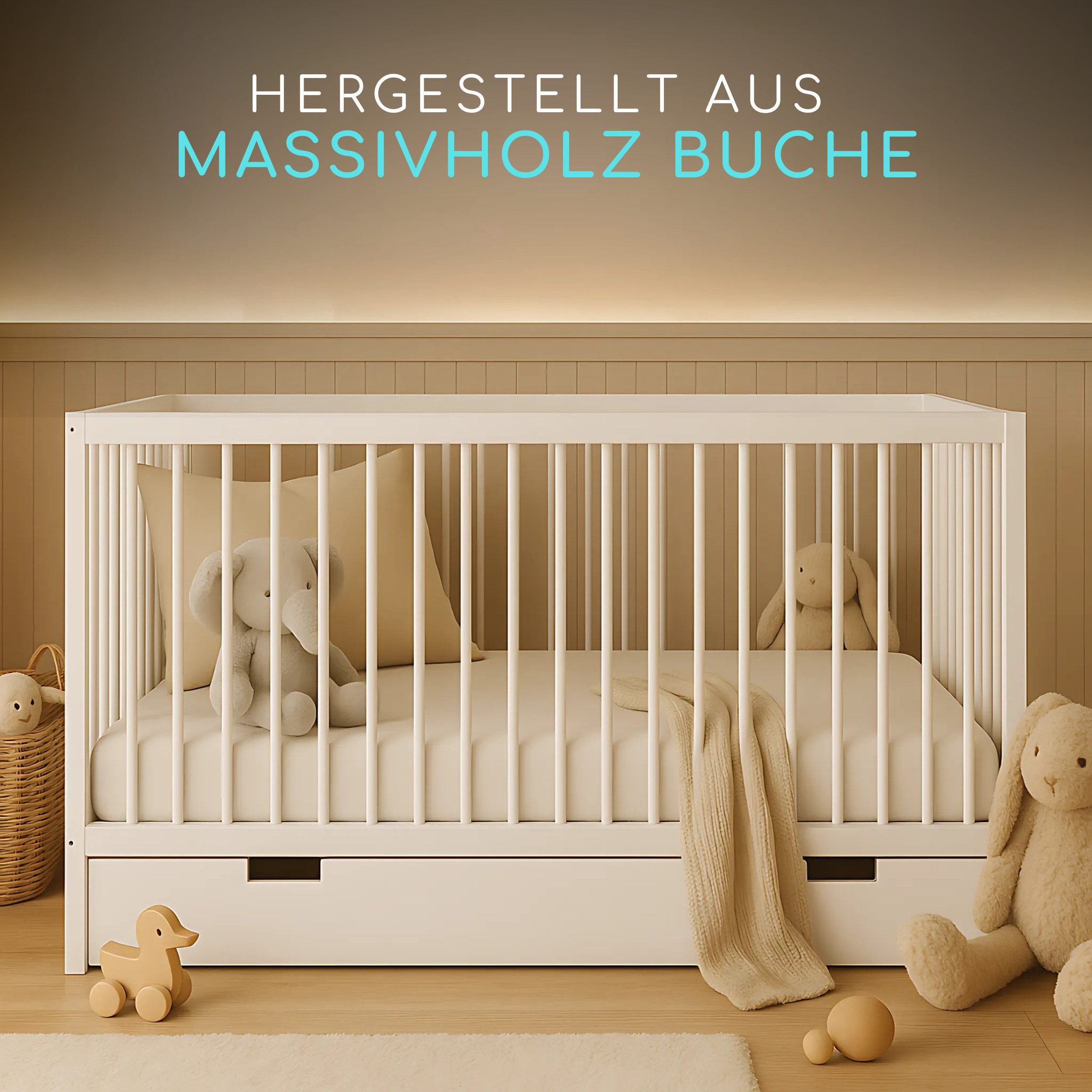 Alavya Home® Babybett TOBI I Das günstig online kaufen