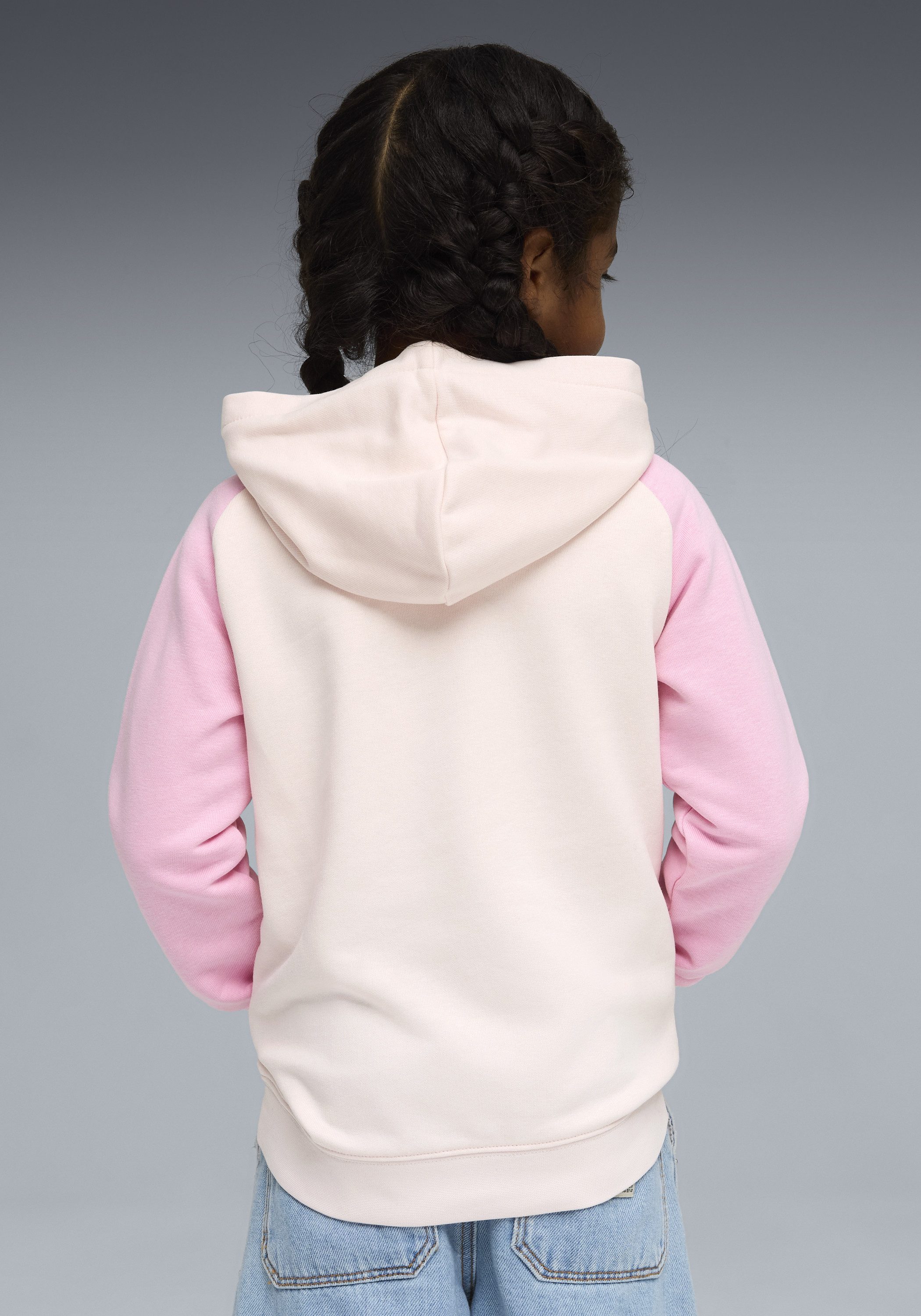 PUMA Kapuzensweatshirt SUPER HOODIE TR PS für Kinder, sportlicher Stil, mit Print-Applikation, mit Kapuze