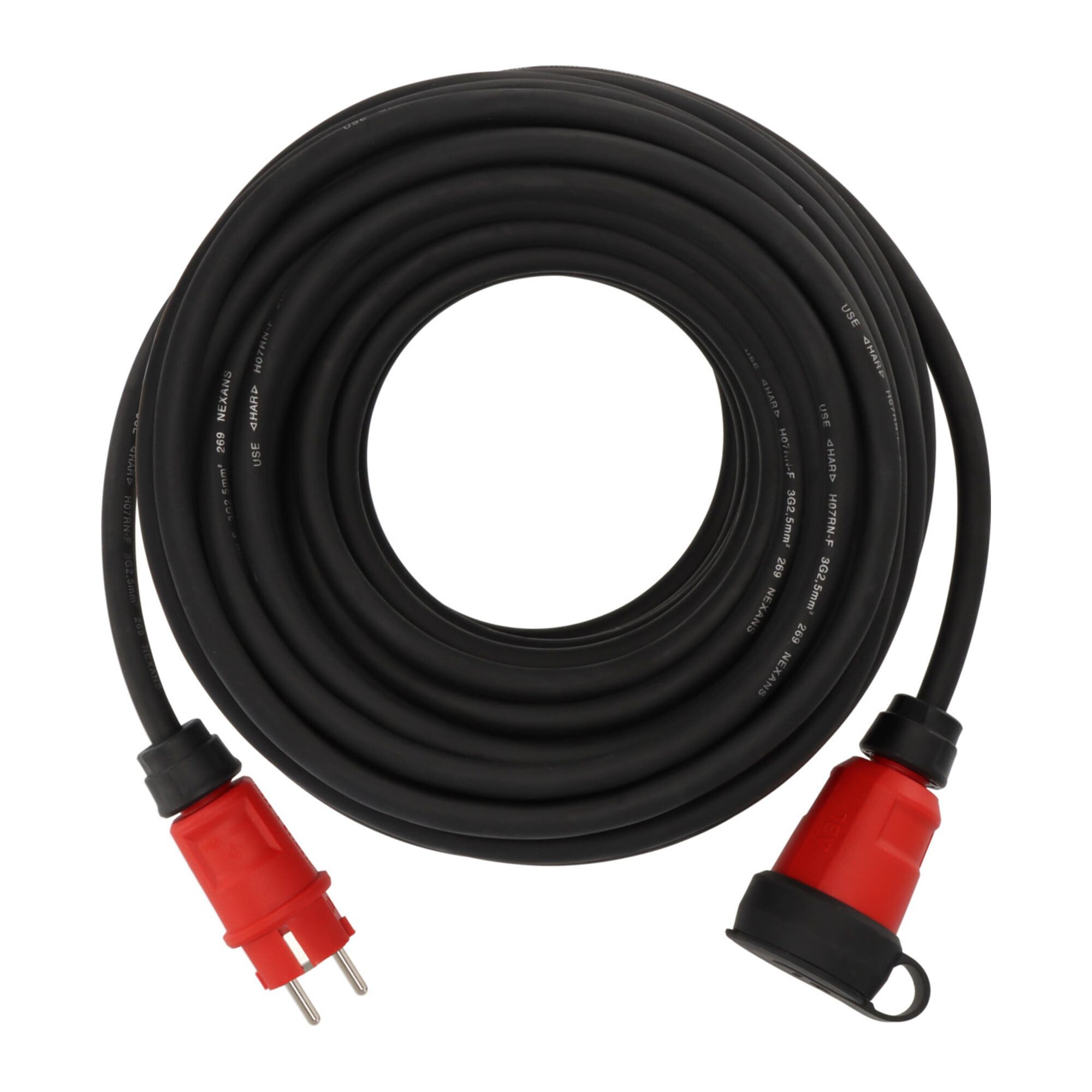 Brennenstuhl Brennenstuhl Professional Verlängerungskabel VN 2200 IP44, 25m schwarz Kabeltrommel