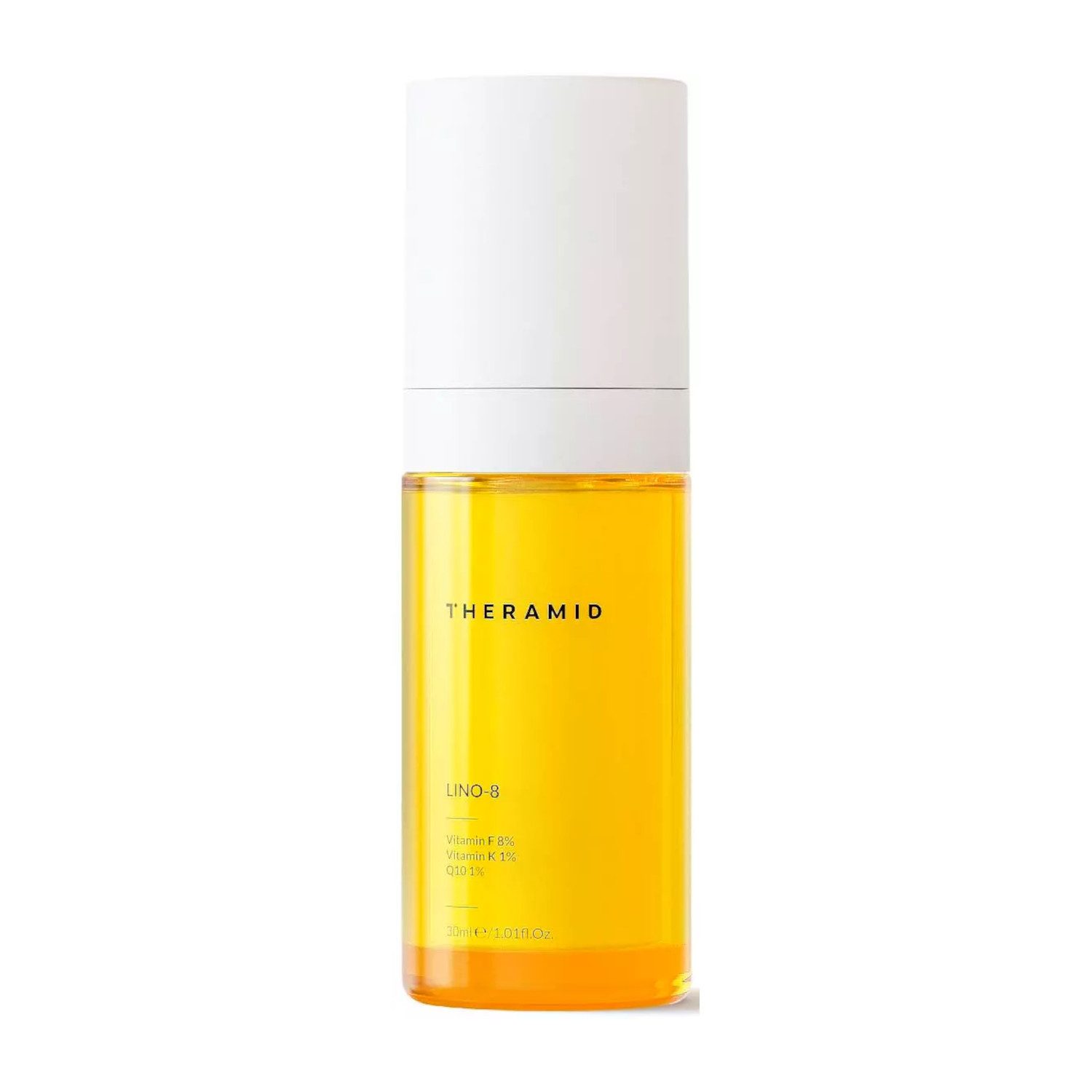 NICHE BEAUTY LAB Gesichtsserum Theramid LINO-8 – Antioxidatives Vitamin-Serum mit Q10, 1-tlg., 8 % Vitamin F 1 % Vitamin K 1 % Q10 Antioxidativ