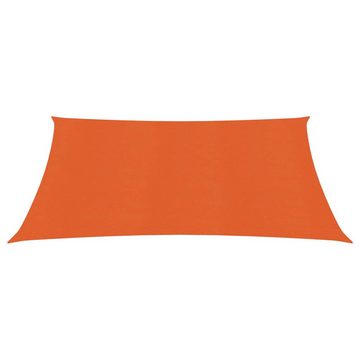 furnicato Sonnenschirm Sonnensegel 160 g/m² Orange 2,5x3 m HDPE