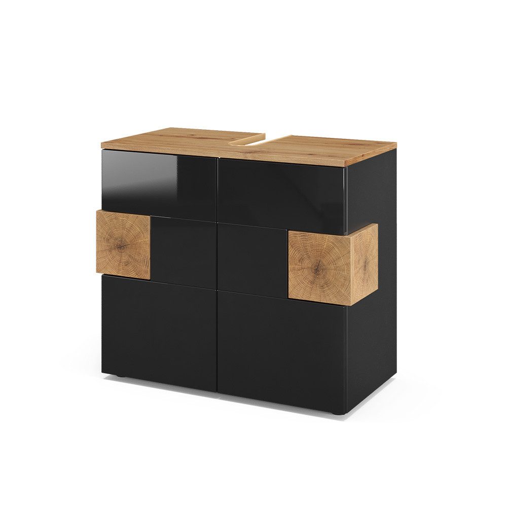 Vicco Waschbeckenunterschrank Eden, Anthrazit/Artisan-Eiche, 73 x 64 cm (1-St)
