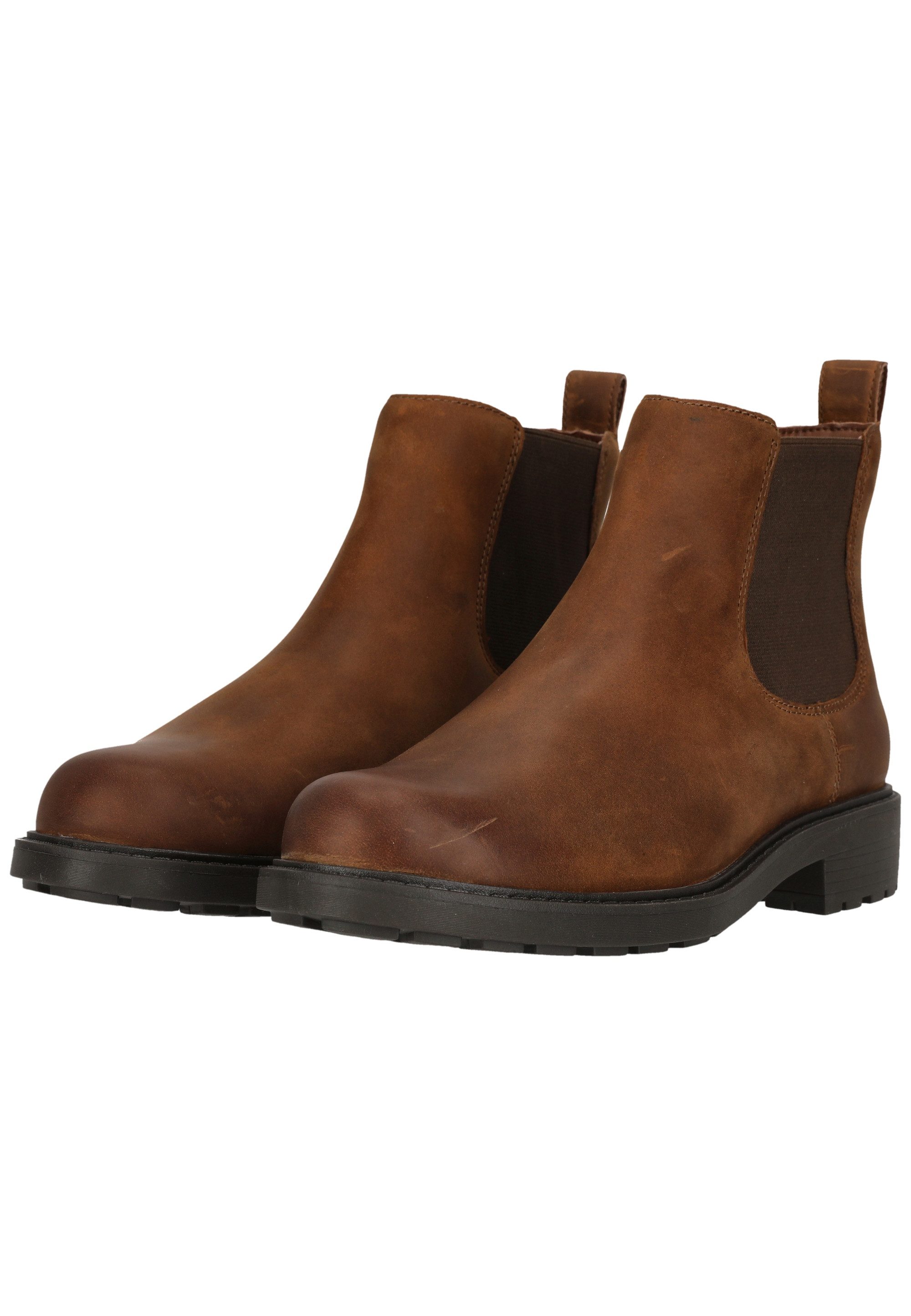 Clarks Orinoco2 Lane Brown Snuff Stiefelette mit elastischen Einsätzen