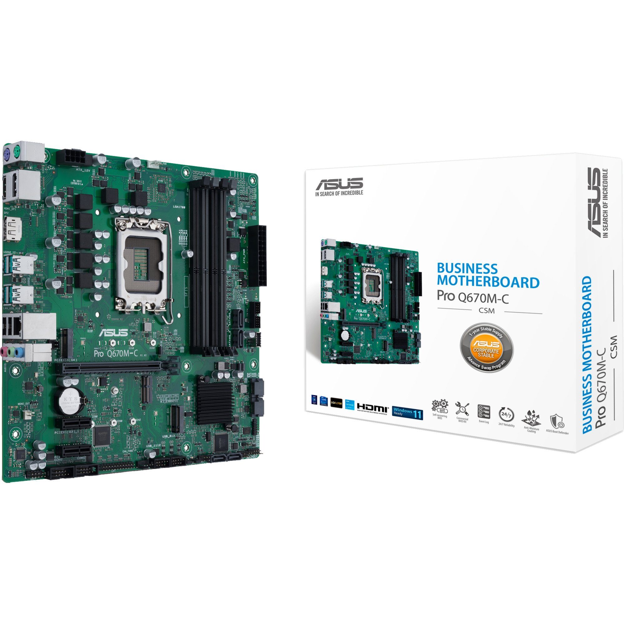 Asus ASUS PRO Q670M-C-CSM Mainboard