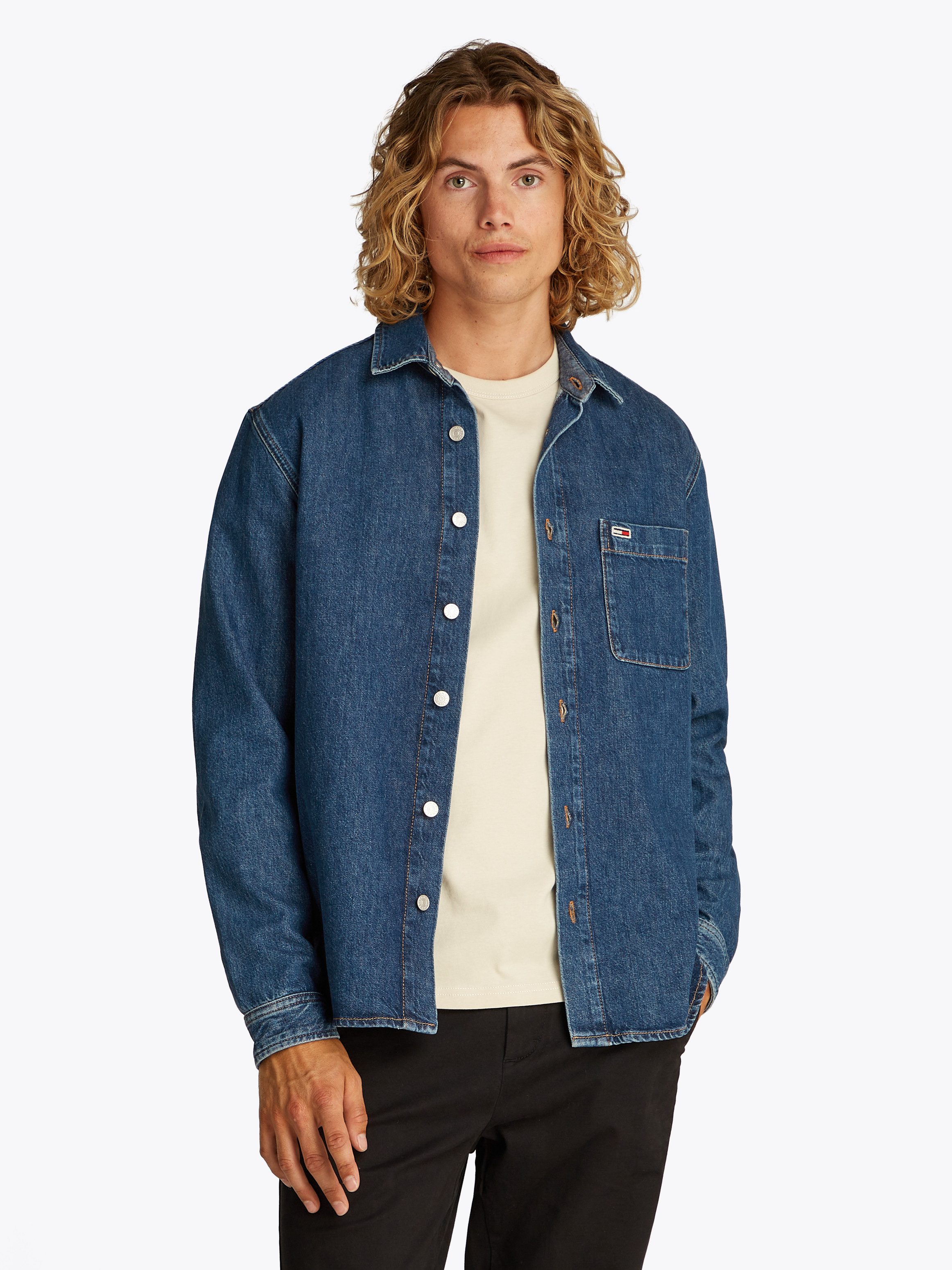 Tommy Jeans Jeanshemd REGULAR LS SHIRT günstig online kaufen