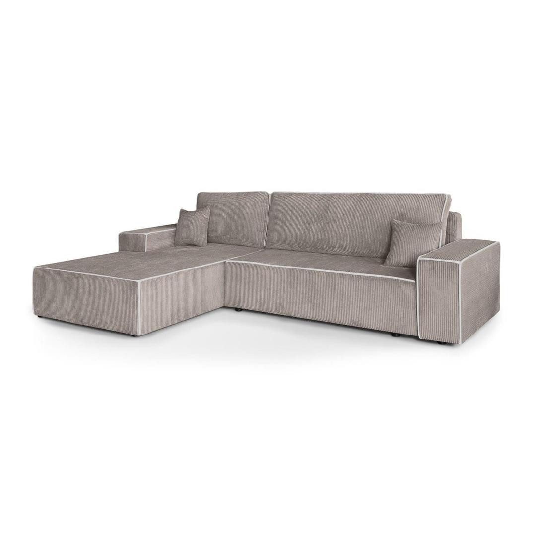 Beautysofa Ecksofa ERNI, inkl. Schlaffunktion, Bettkasten, günstig online kaufen
