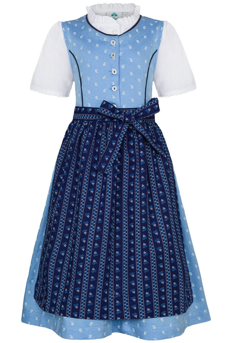 Dirndl Kinderdirndl 3tlg. - DAMIRA - blau
