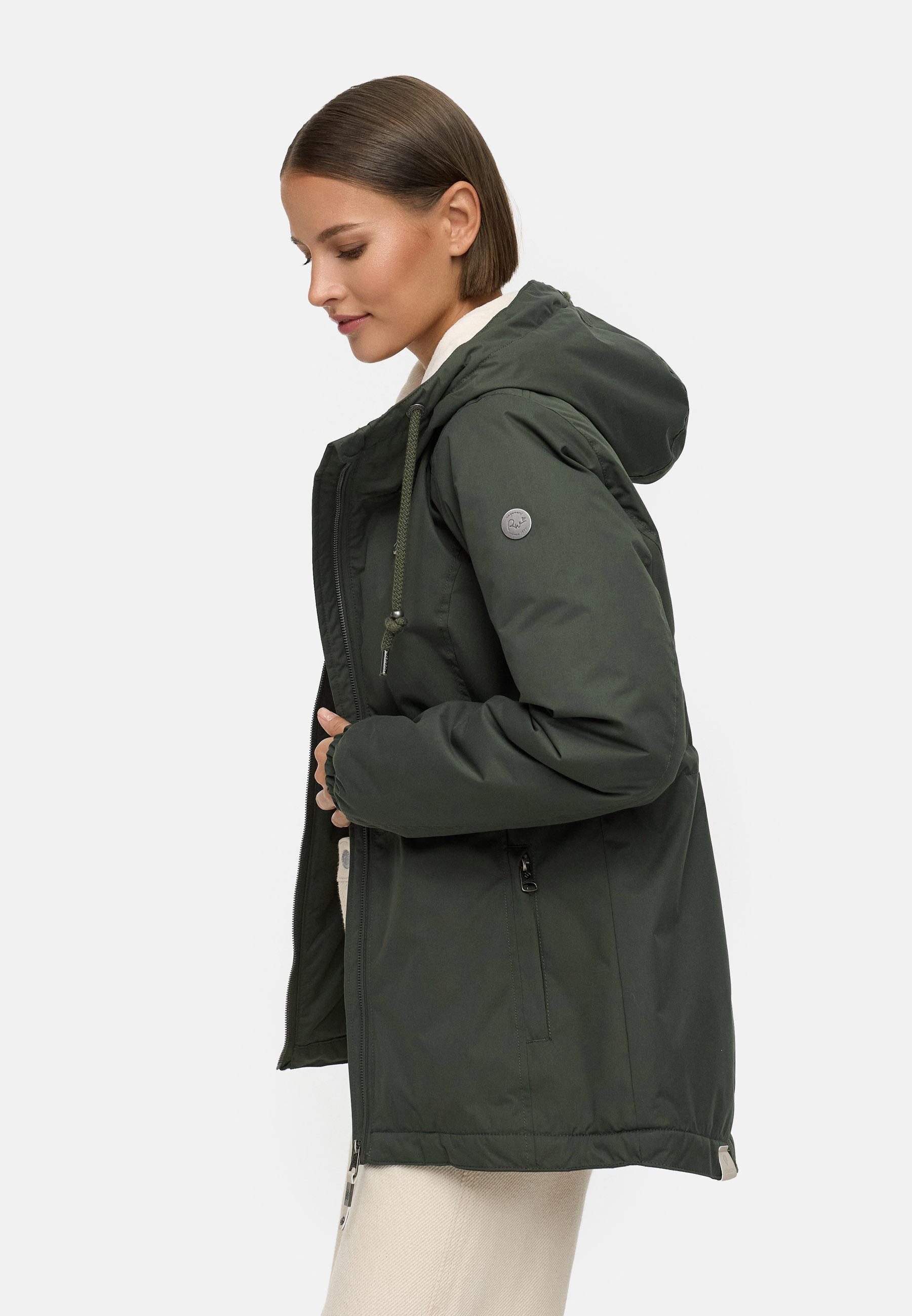 Ragwear Winterjacke Dankka Warm Wasserdichte weiche Damen Jacke für den Winter