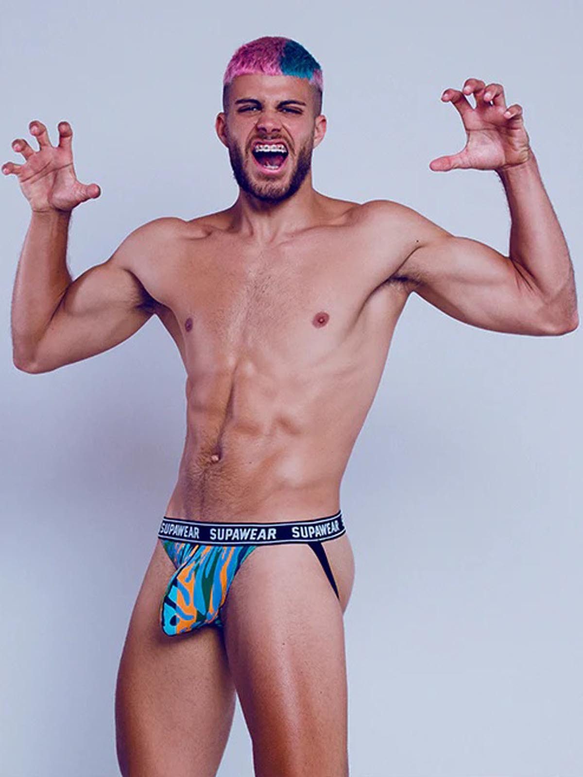 String Supawear POW Jockstrap Underwear Arctic Animal