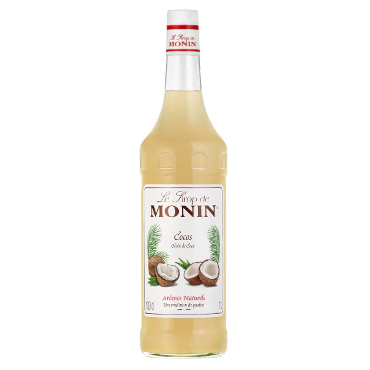 MONIN Getränke-Sirup, Monin Kokosnuss Sirup exotisch frisch Kokosnuss Geschmack 1000 ml