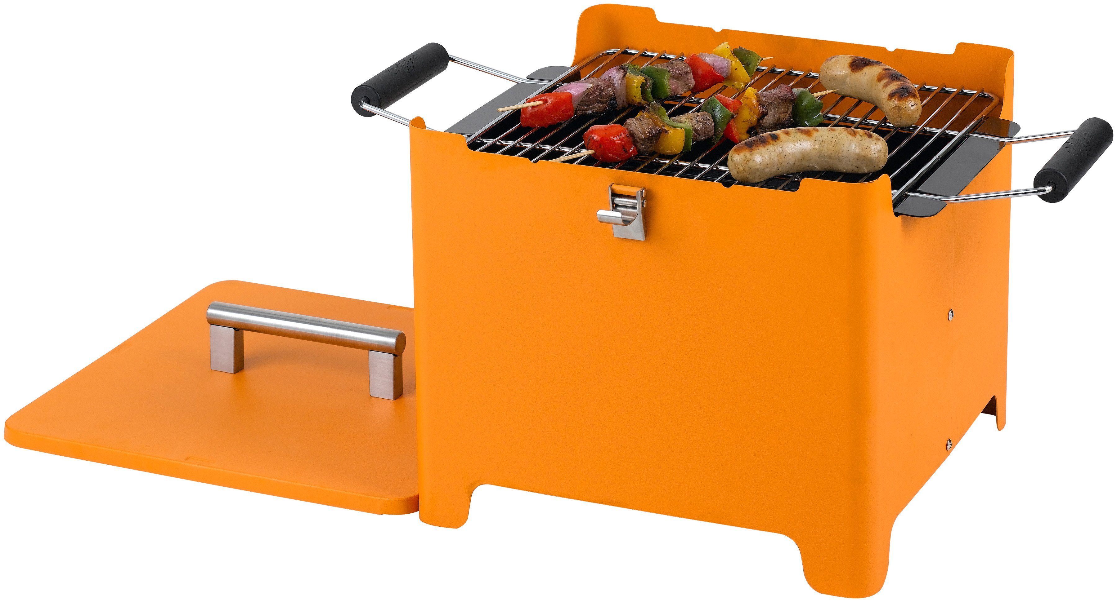 Tepro Holzkohlegrill Chill&Grill Cube, BxTxH: 54x36x35 cm