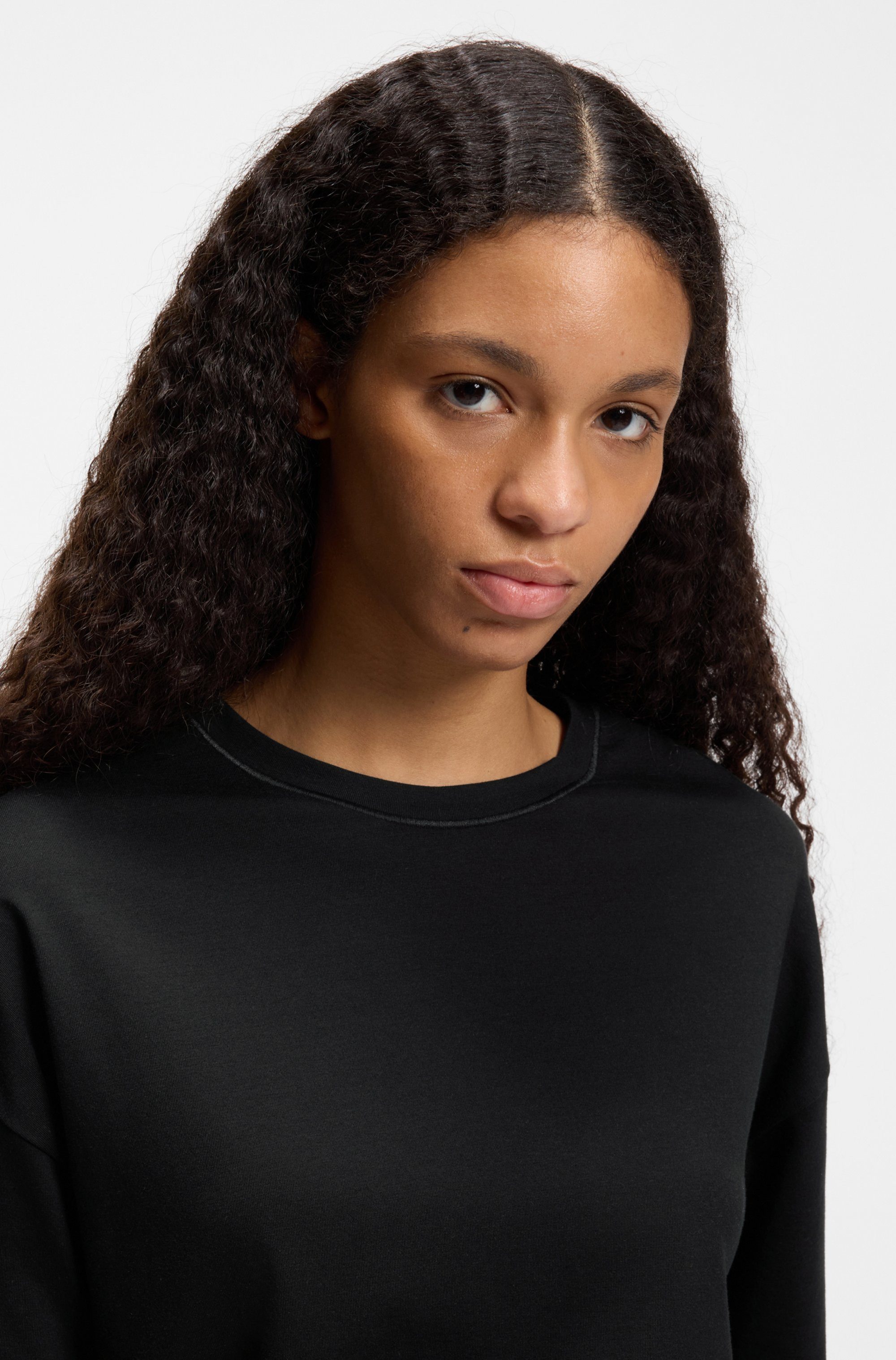 HUGO Pyjama MESH LOGO SHORT-SET (Set, 2 tlg) Stretch-Baumwolle im Relaxed Fit