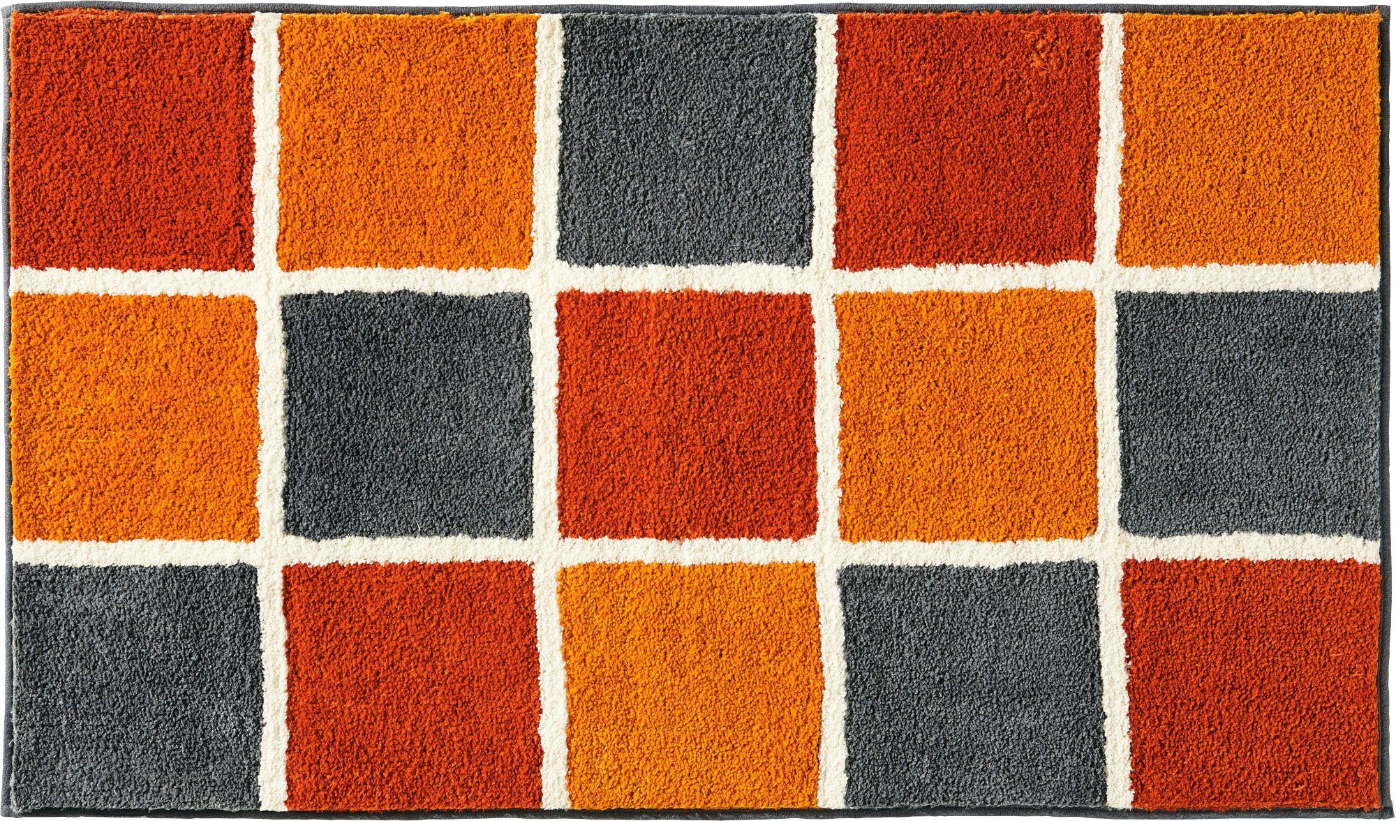 REDBEST Badematte Badematte "Los Angeles", Höhe 20 mm, eckig, Karo günstig online kaufen