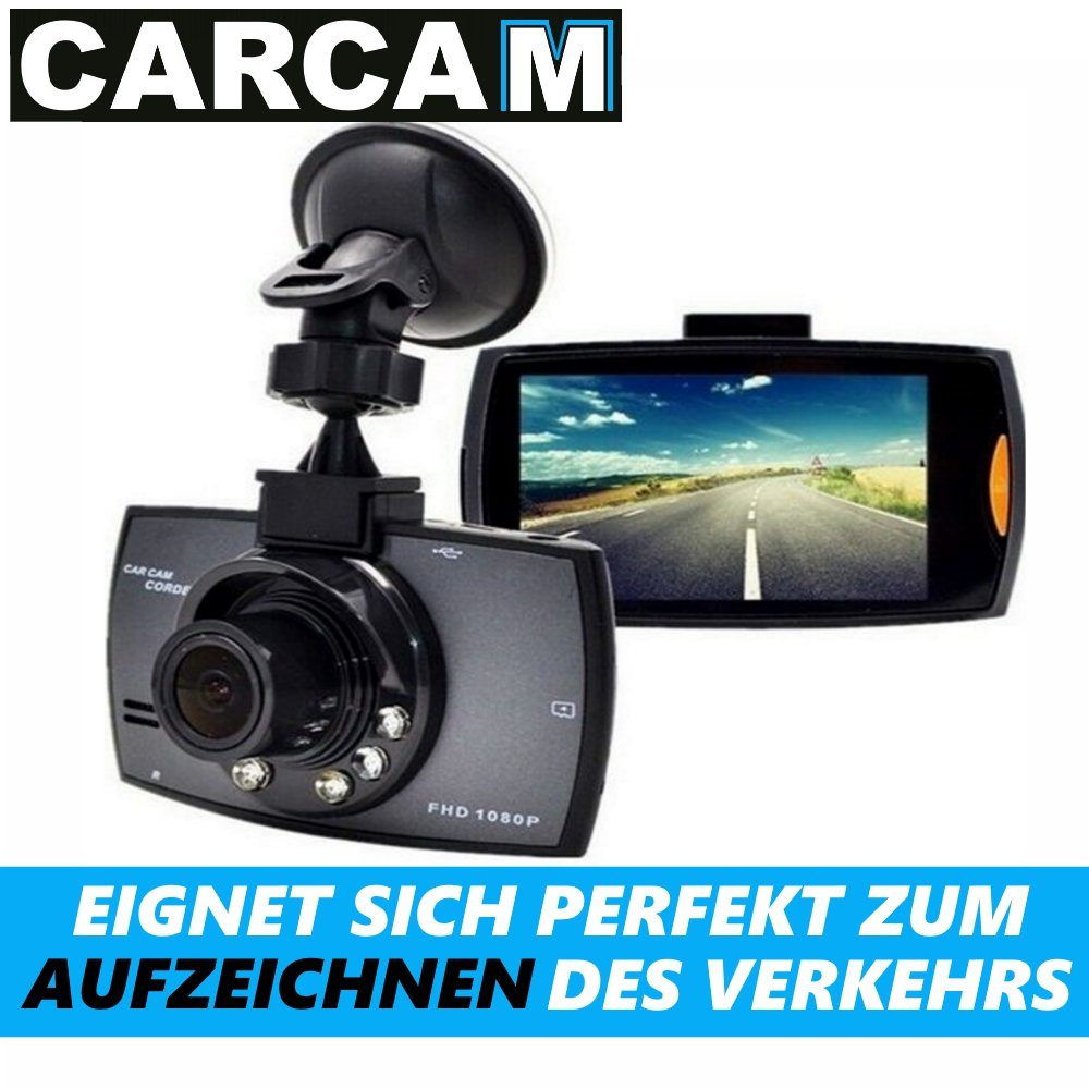 Mutoy Full HD Dashcam,HD 1080P Dashcam, Dashcam (Vorne und Hinten  Autokamera, Nachtsicht, 150° Ultraweitwinkel), Loop-Aufnahme,Die Autokamera  kann alte Videos automatisch überschreiben.