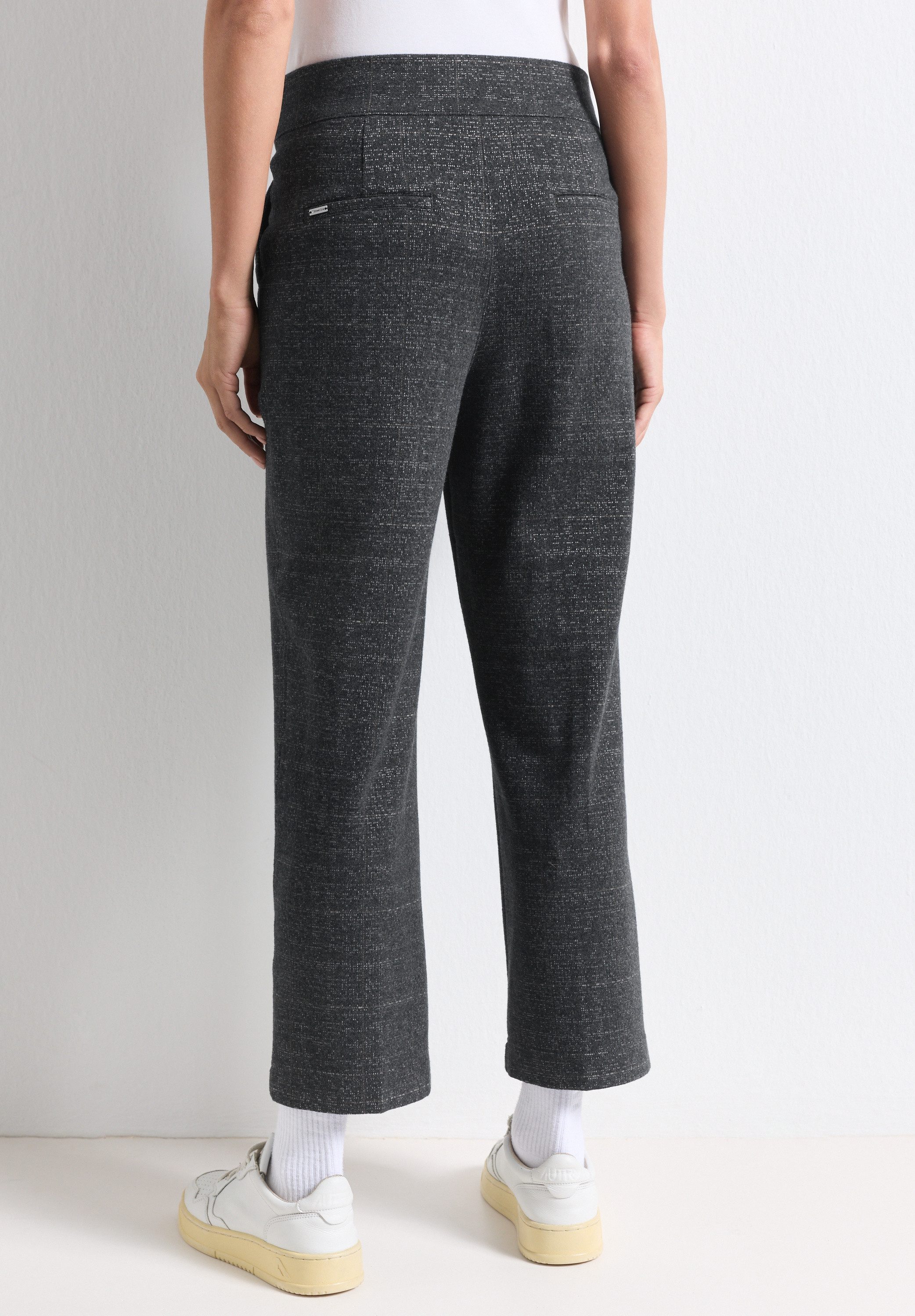 STREET ONE Stoffhose High Waist