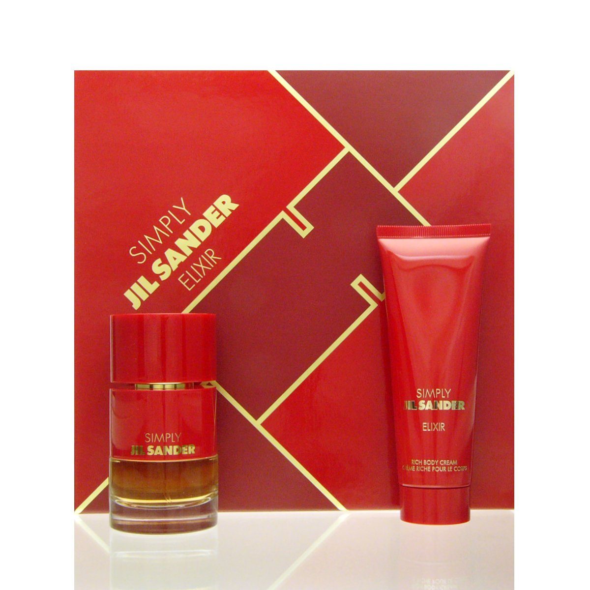 JIL SANDER Duft-Set Jil Sander Simply Elixir Set - EDP 40 ml + BC 75