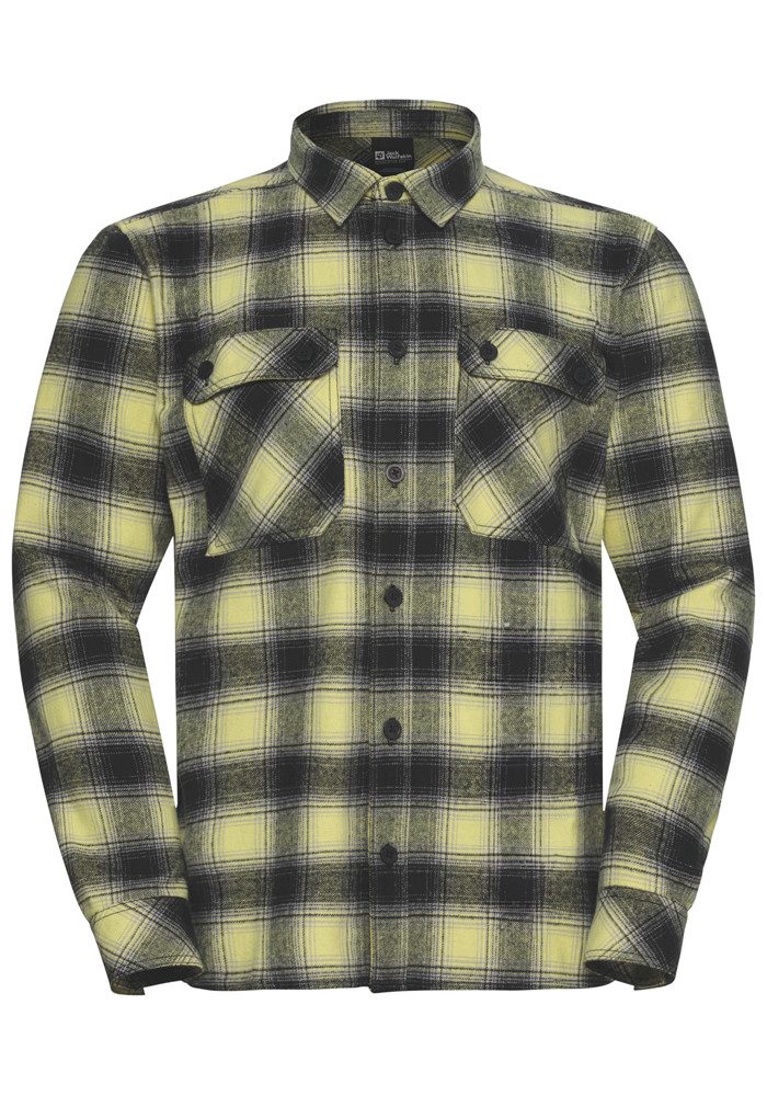 Jack Wolfskin Flanellhemd BAJA FLANNEL SHIRT M Flanellhemd, weich, atmungsaktiv – Bild 5 von 5