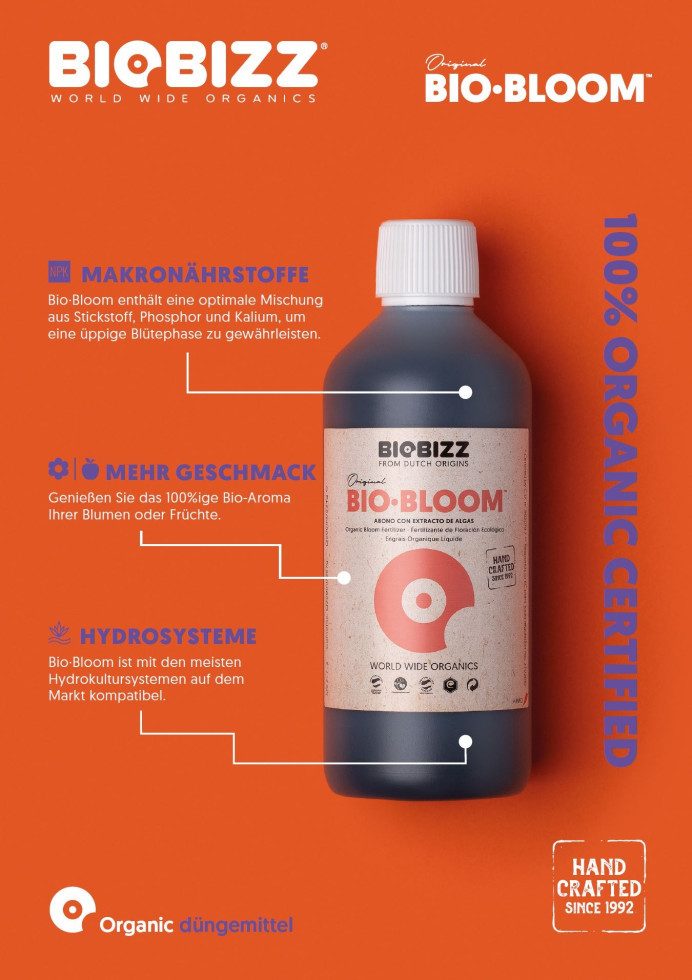 Biobizz Pflanzendünger BioBizz Dünger Bio-Bloom 5 L, Bio