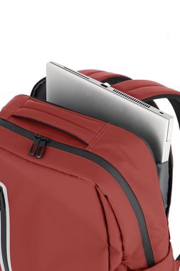 travelite Freizeitrucksack BASICS Boxy Rucksack, Rot