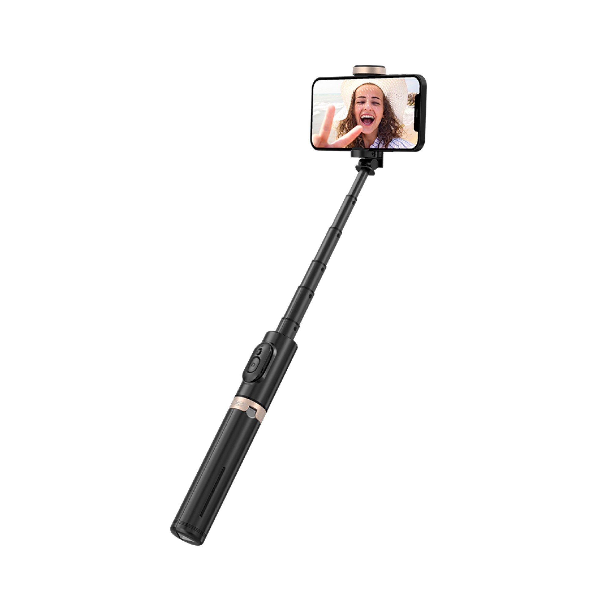 XO Selfie-Stick Selfie-Stick Stativ mit Bluetooth 72 cm Tragbar & Rotierbar