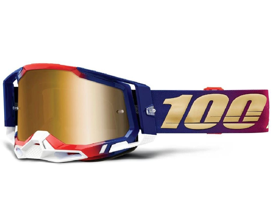 United 100% Fahrradbrille, Racecraft 100% Skibrille